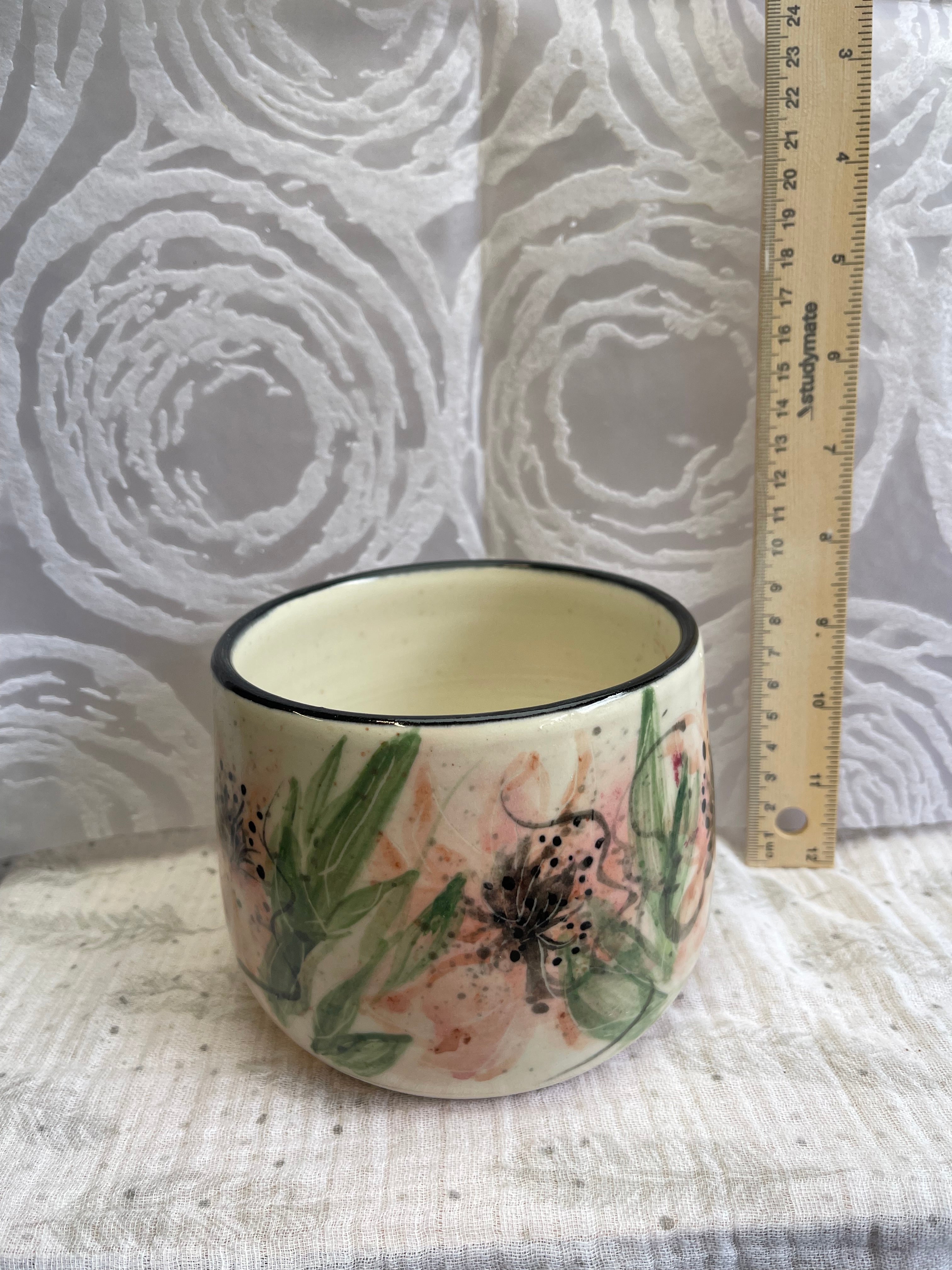 Ceramic Container/Pot ‘Garden Reflections’