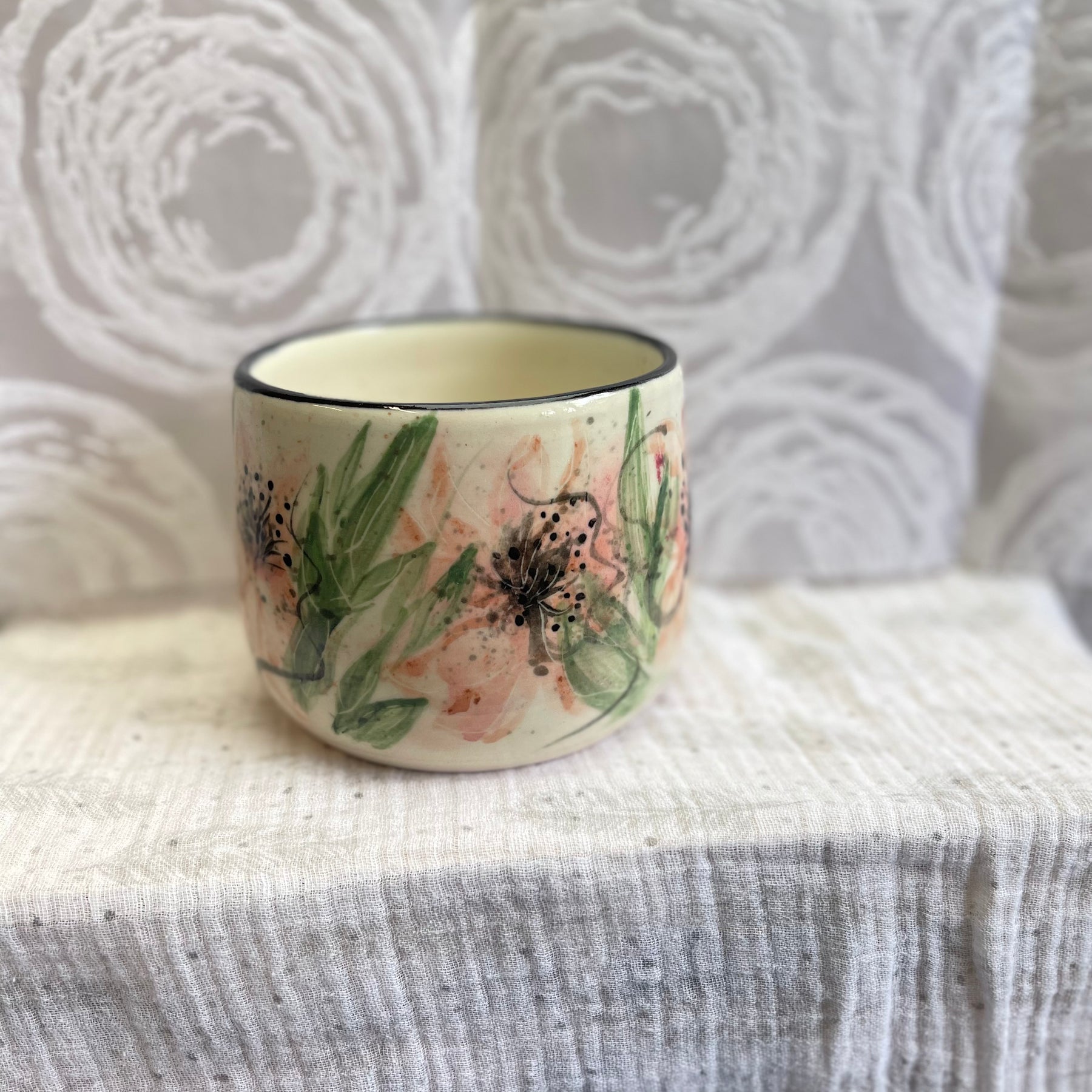 Ceramic Container/Pot ‘Garden Reflections’