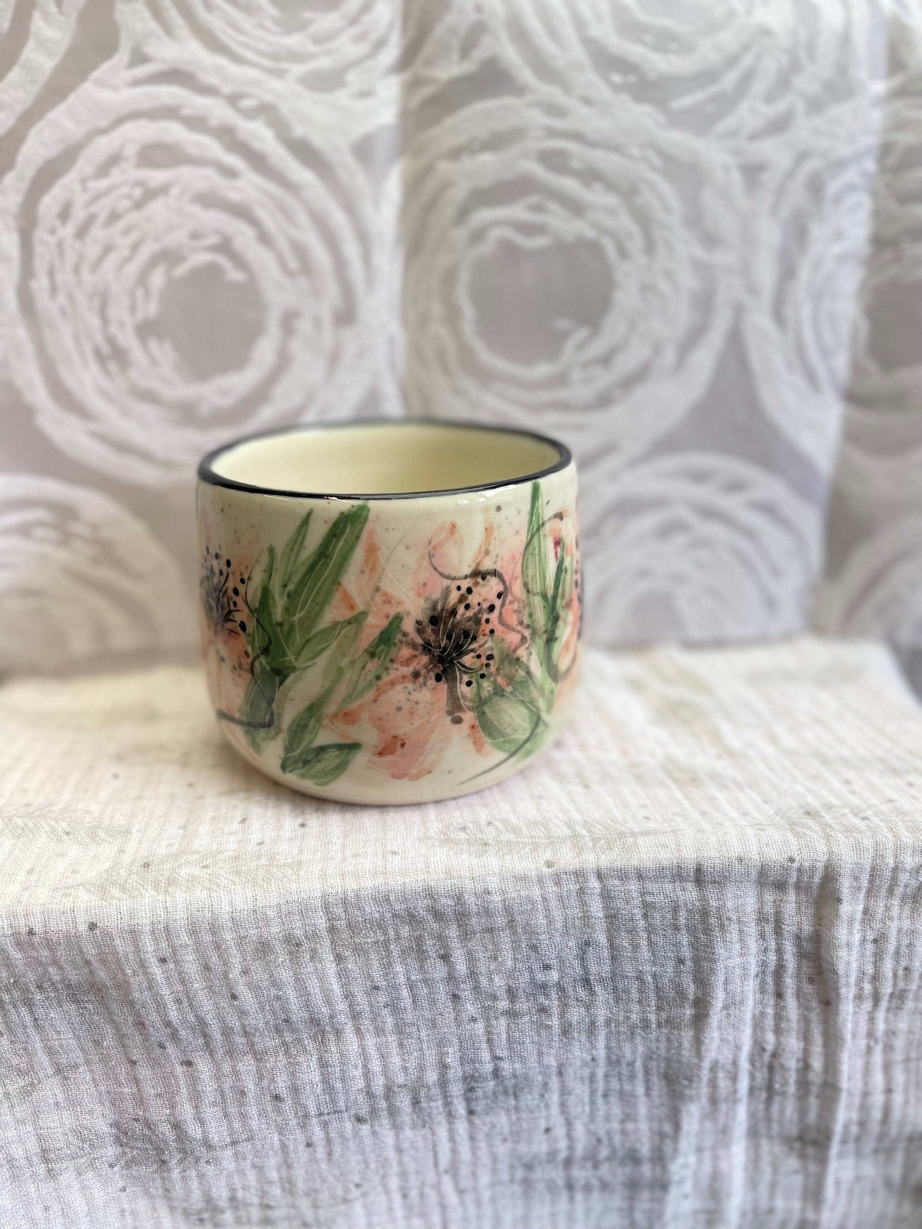 Ceramic Container/Pot ‘Garden Reflections’