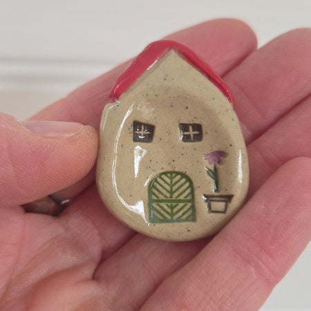 House Worry Stone - Red Roof