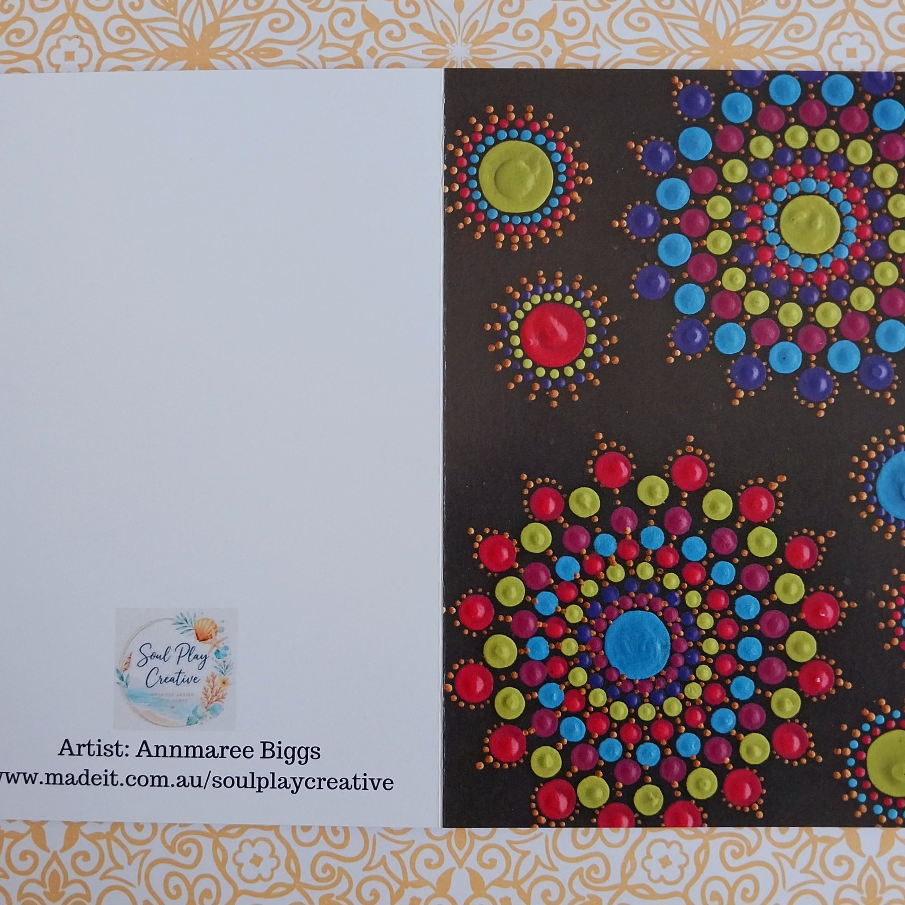 Mandala Blank Greeting Card