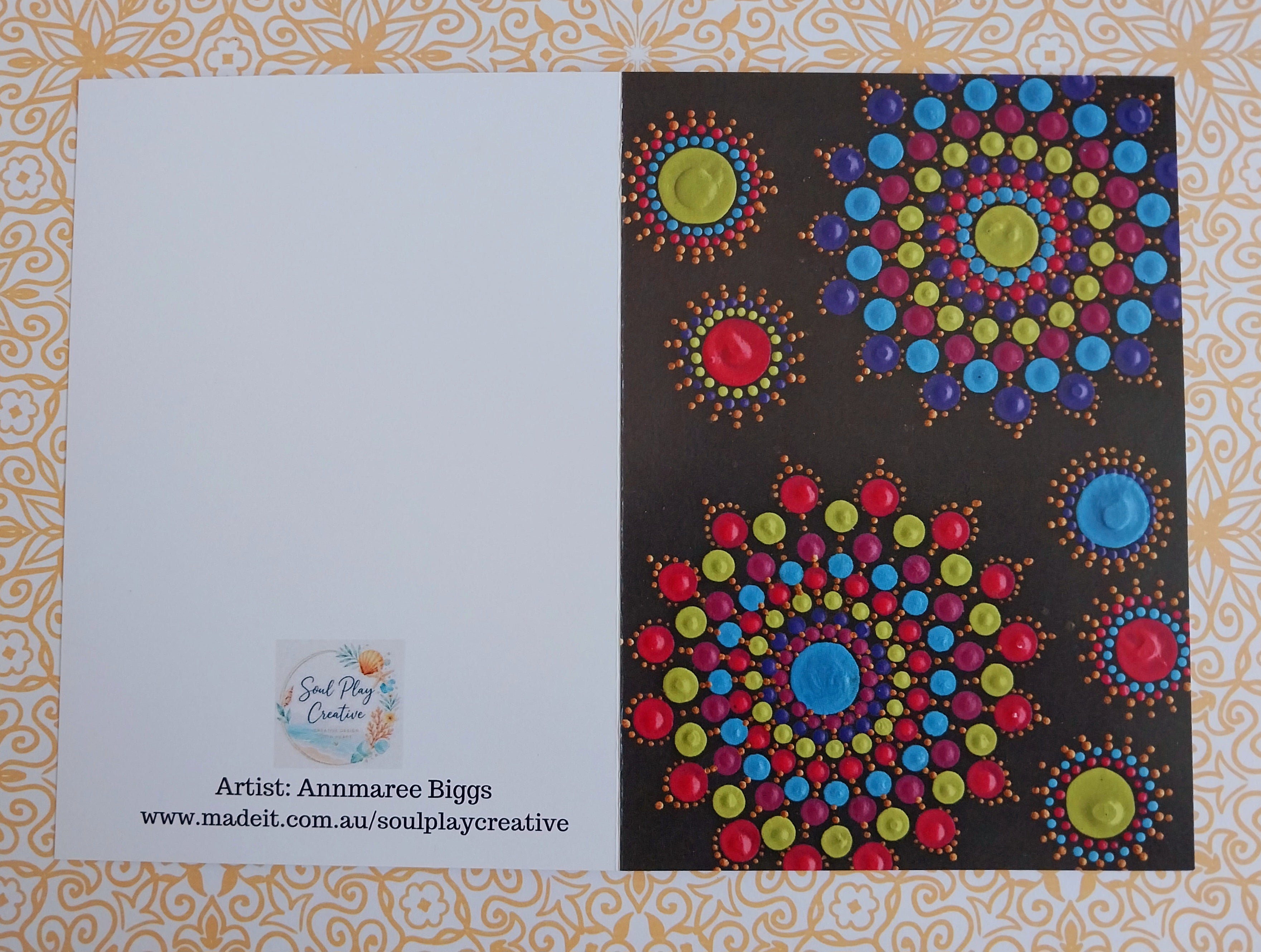 Mandala Blank Greeting Card