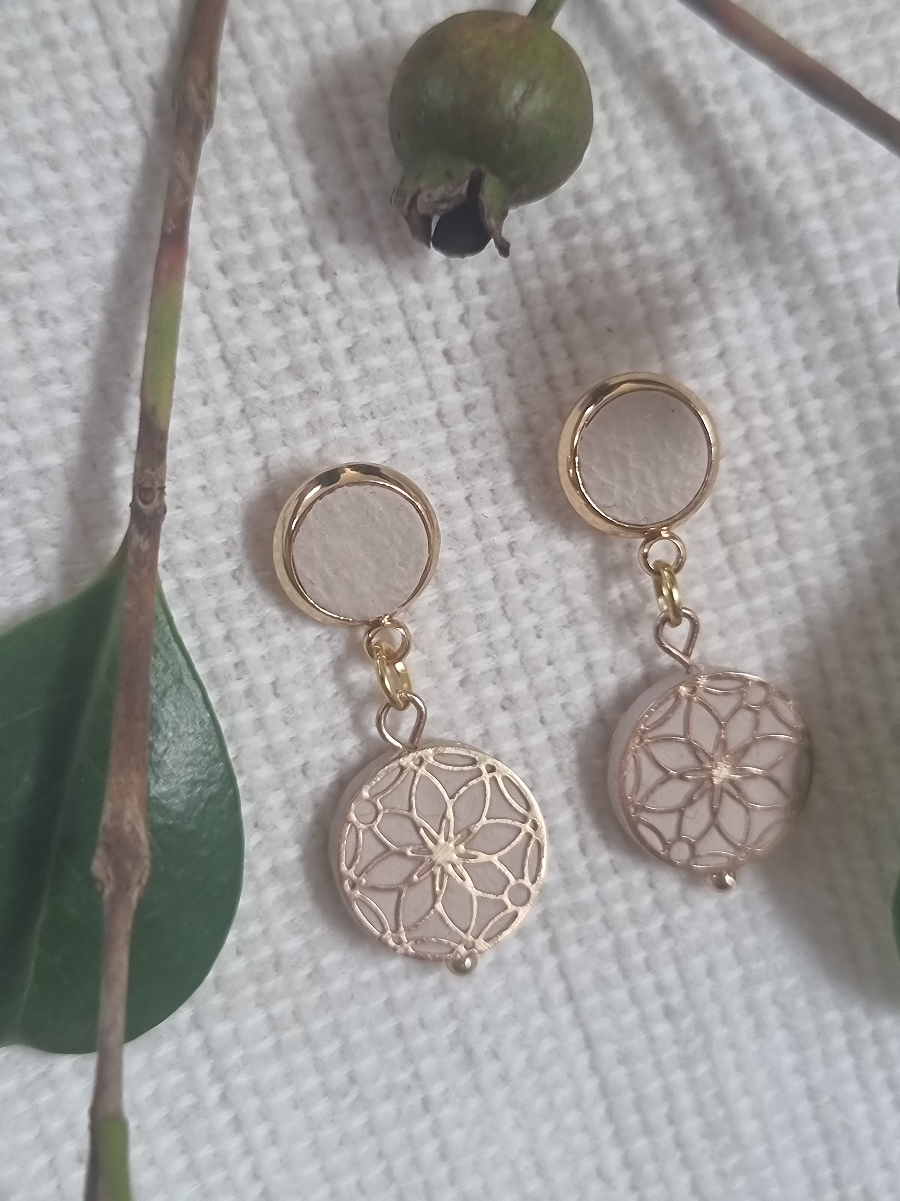 Sand Lace Dangles