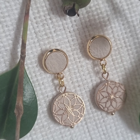 Sand Lace Dangles