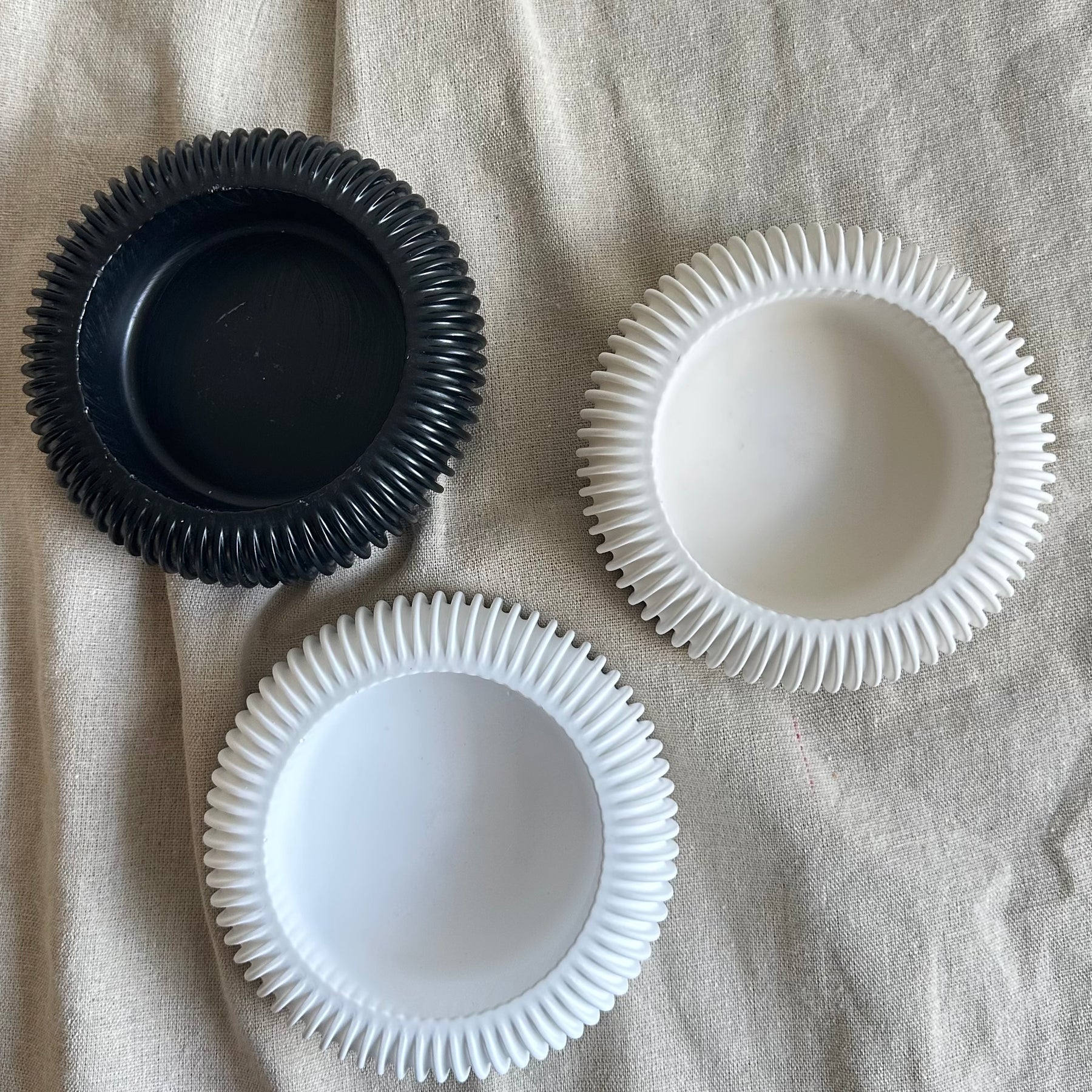 Refillable eco-resin candle holders