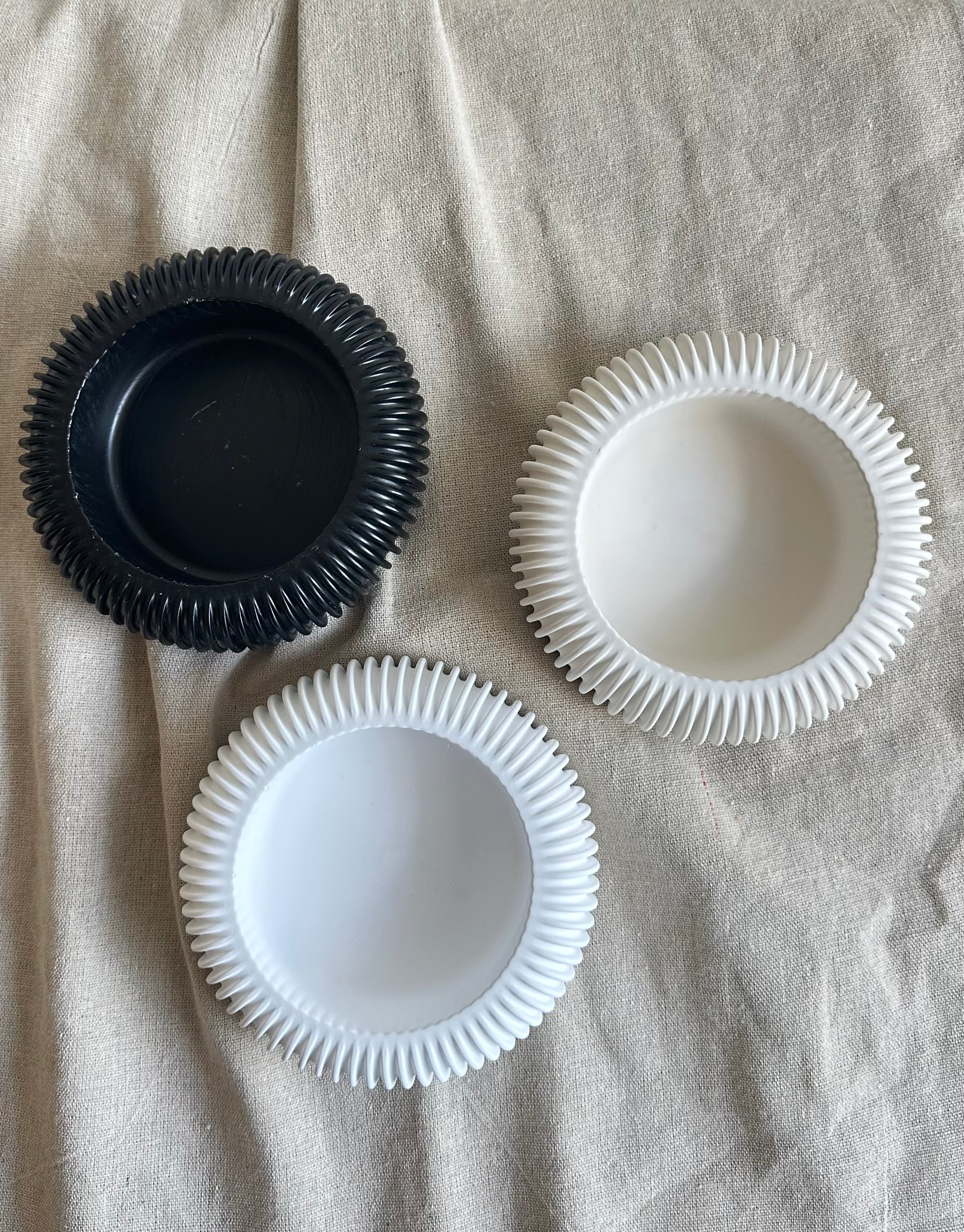 Refillable eco-resin candle holders