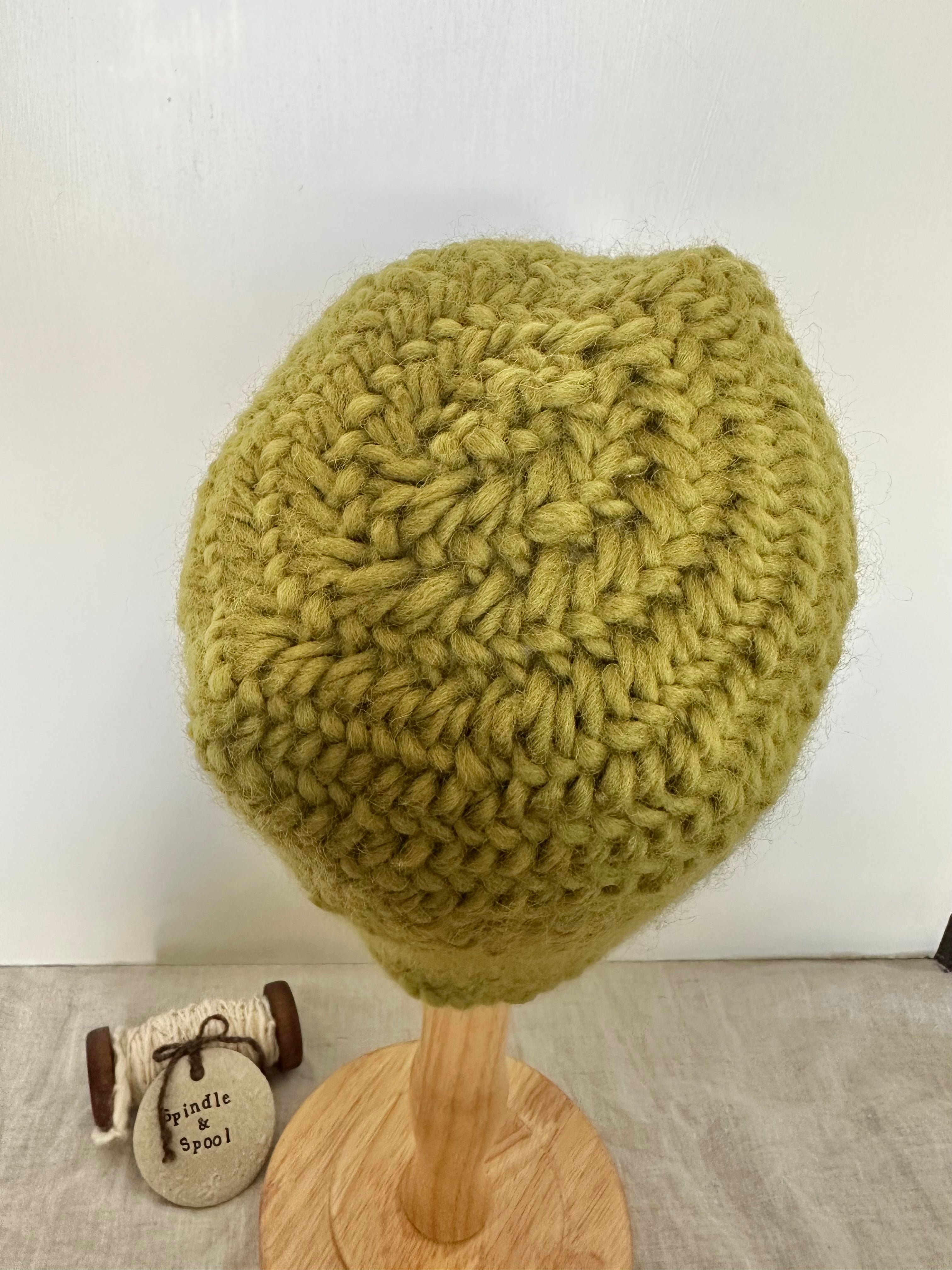 Pure Wool Nalbinding Viking Beanie
