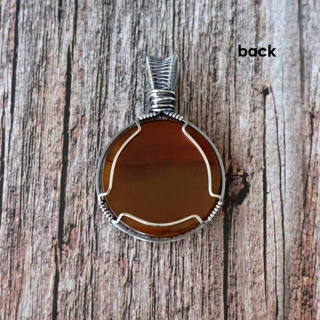Handcrafted Carnelian Pendant - Talisman of Vitality