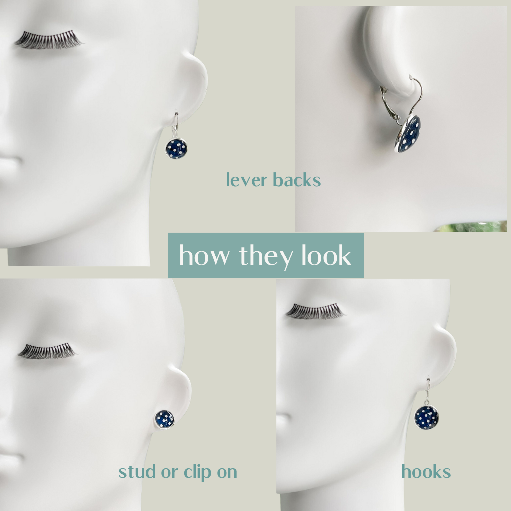 Black Bird Necklace and Earring Set • Perfect gift for the Bird Lovers