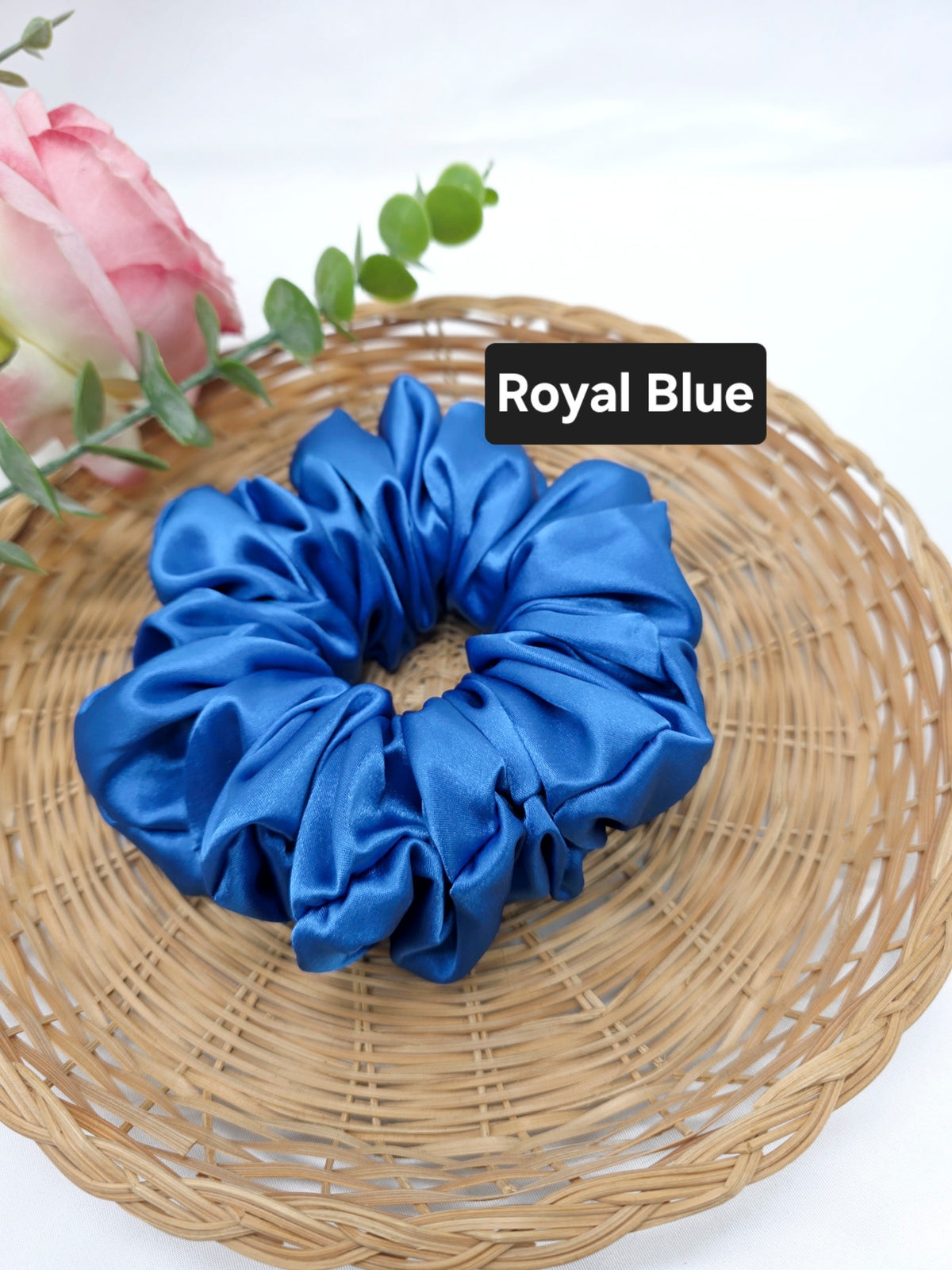 Extra Large Satin Scrunchie, Ponytail Holder, Oversized Hair Ties