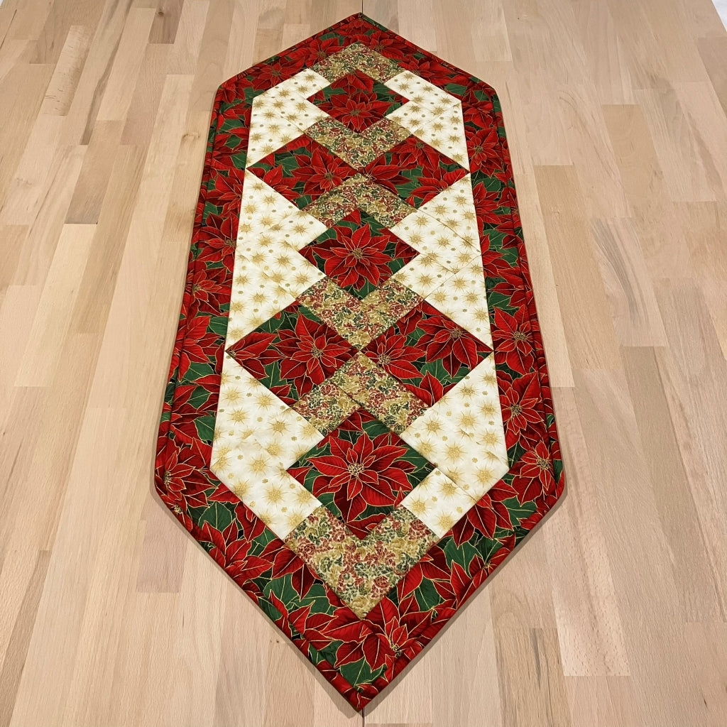 Christmas table runner handmade quilted Australia