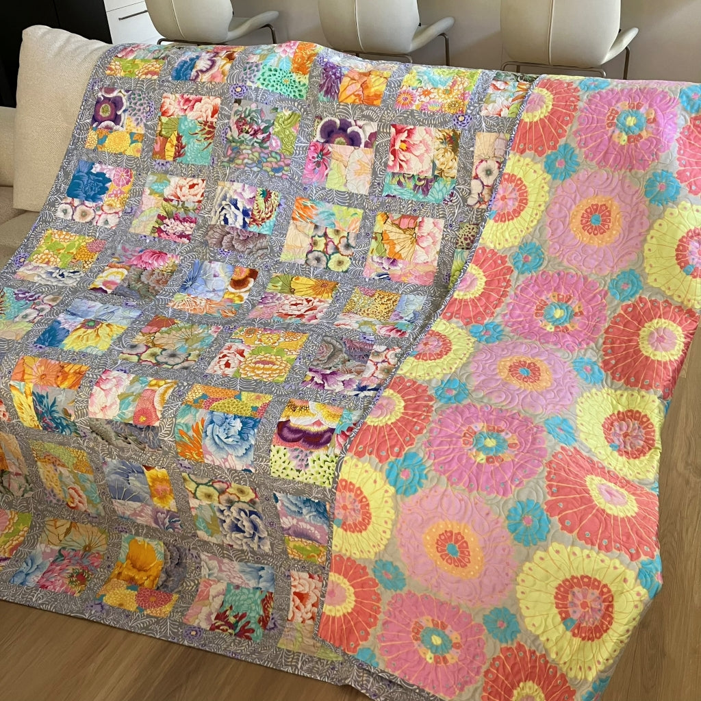 patchwork quilt handmade Australia - Kaffe Fassett fabrics