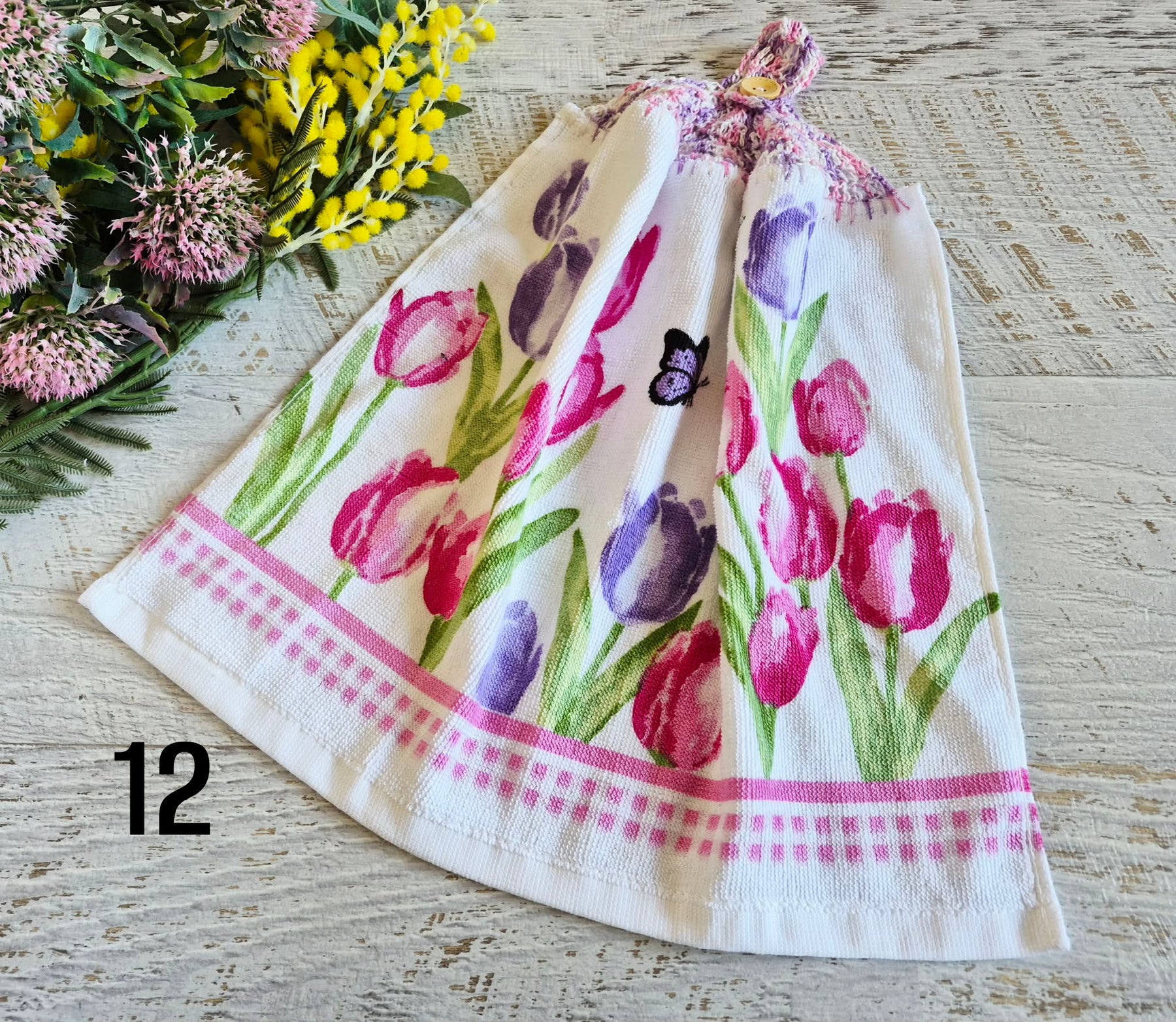 Kitchen Hand Towel | Hanging | Cotton | SINGLE LAYER | 9 Styles - 10-18