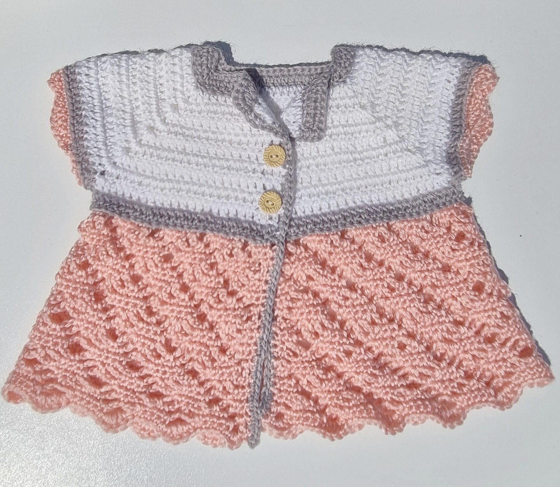 Summer top for baby girl - crochet