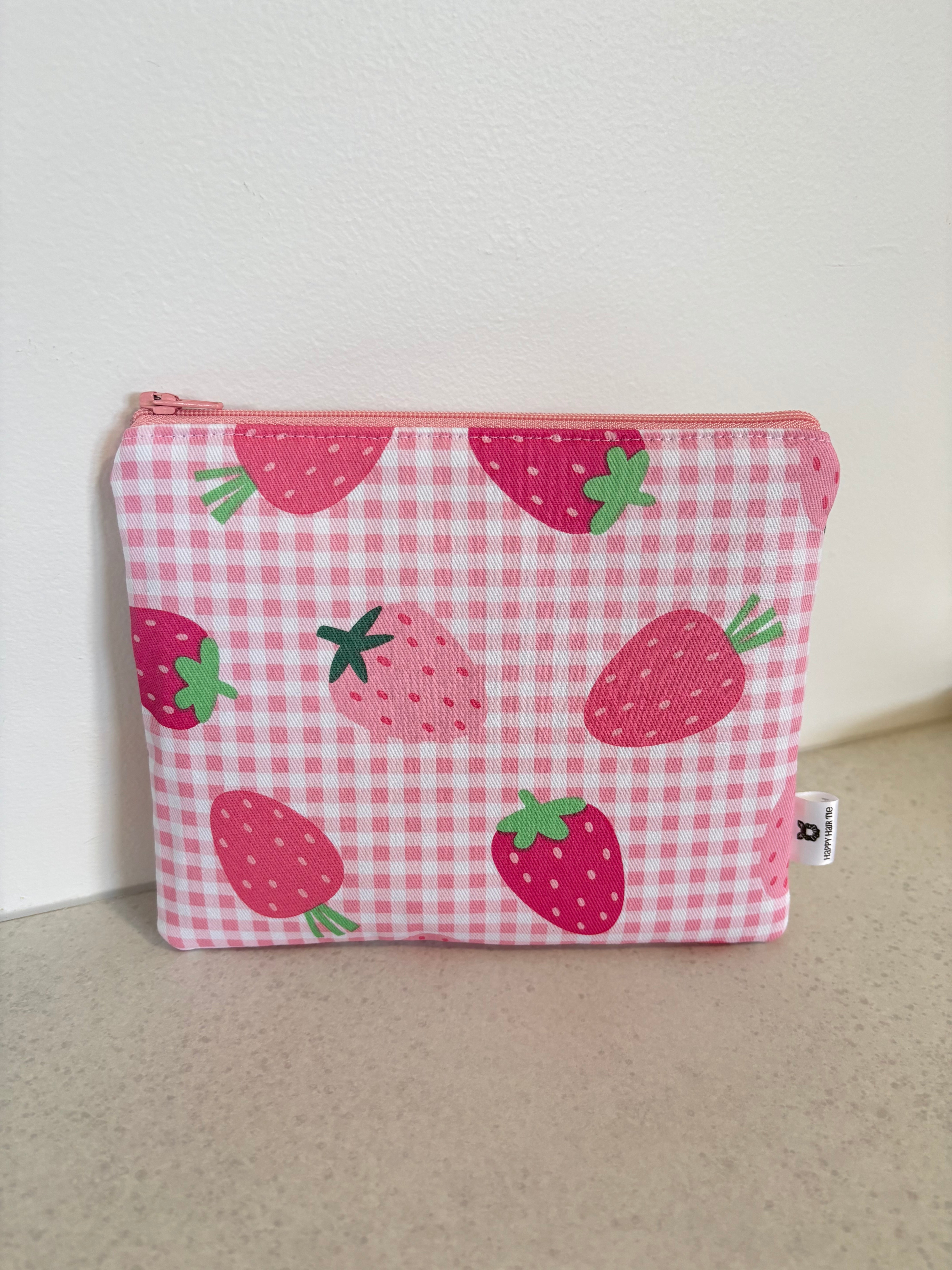Medium & Large Handmade Fabric Zipper Pouches – Makeup & Travel Organiser