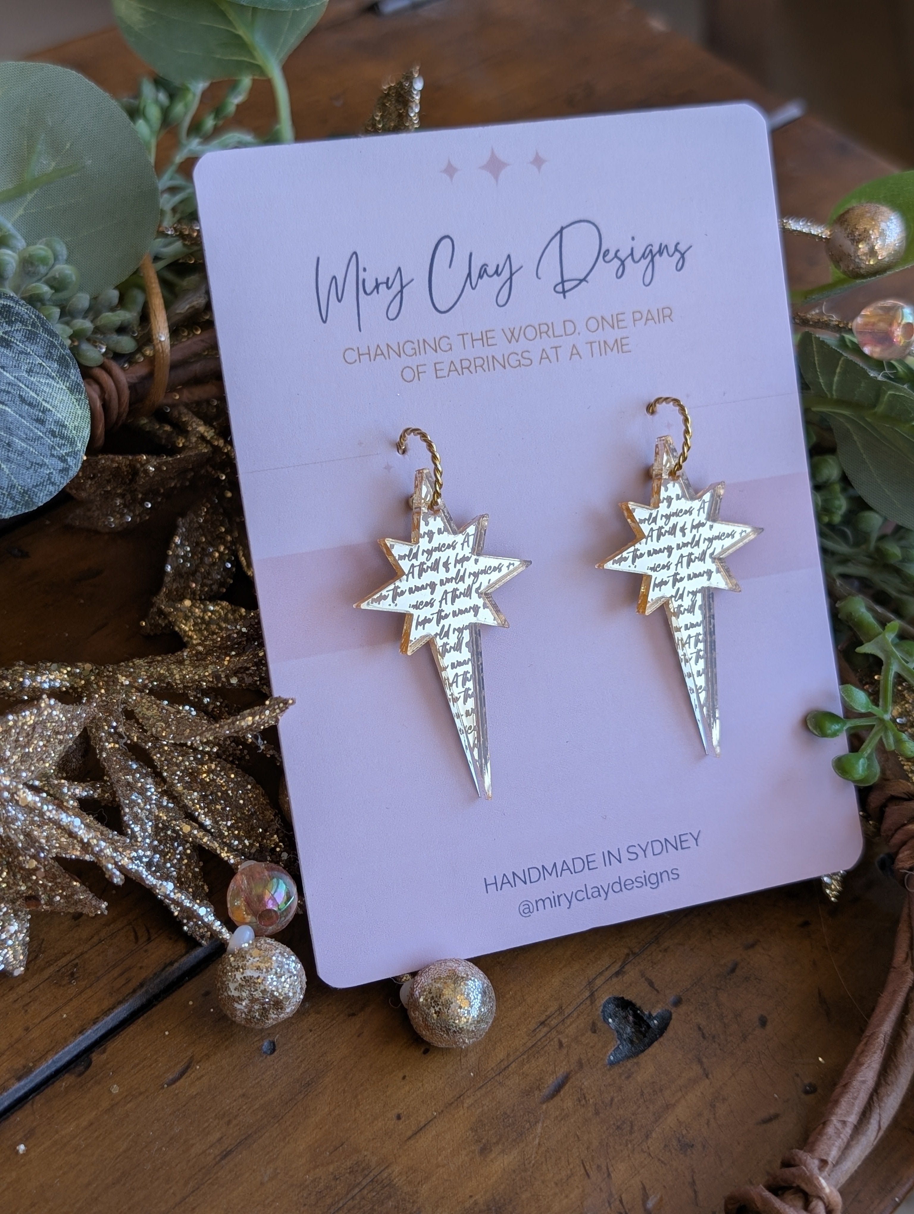 O Holy Night Stars | Gold or Silver