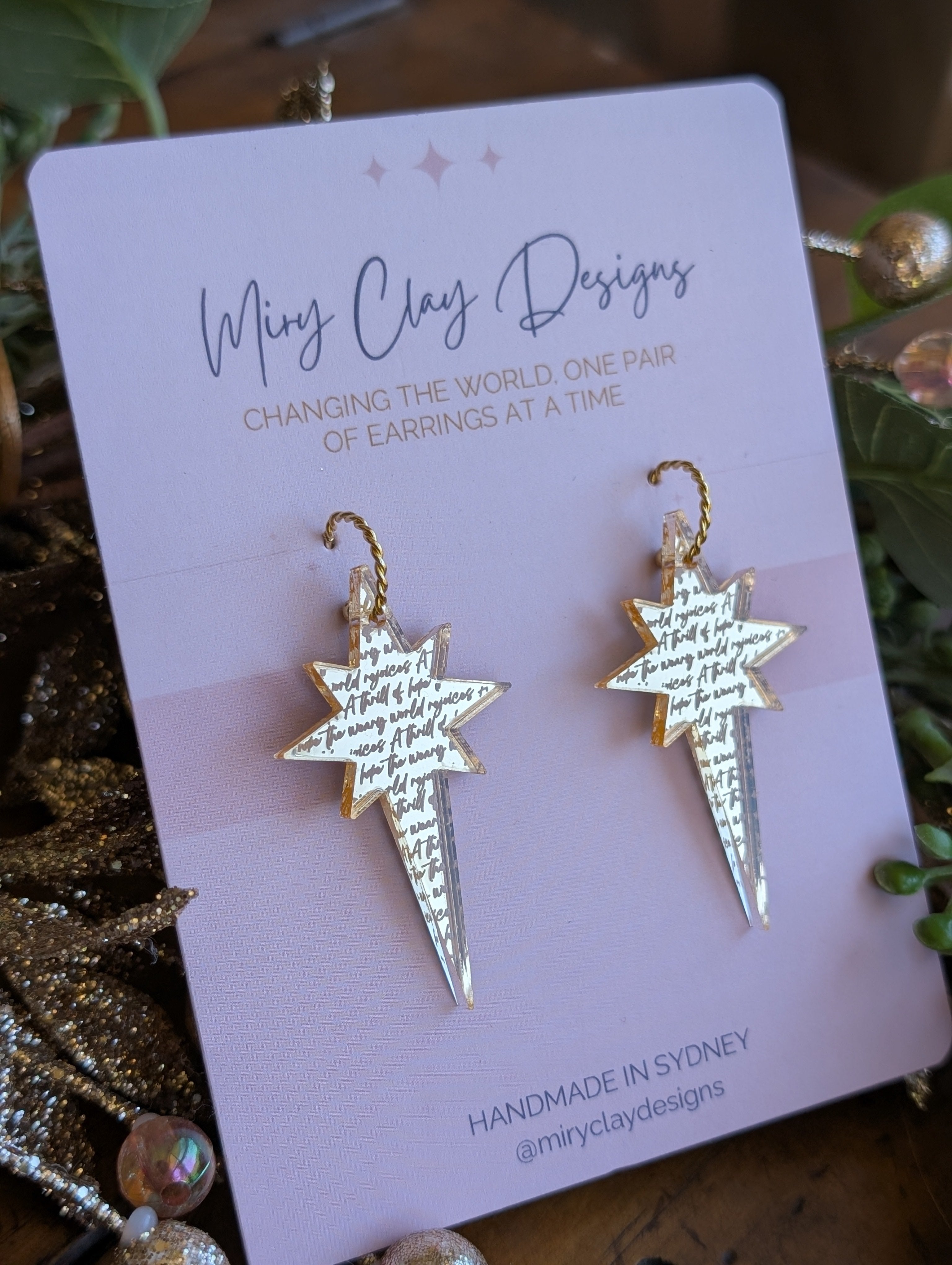 O Holy Night Stars | Gold or Silver