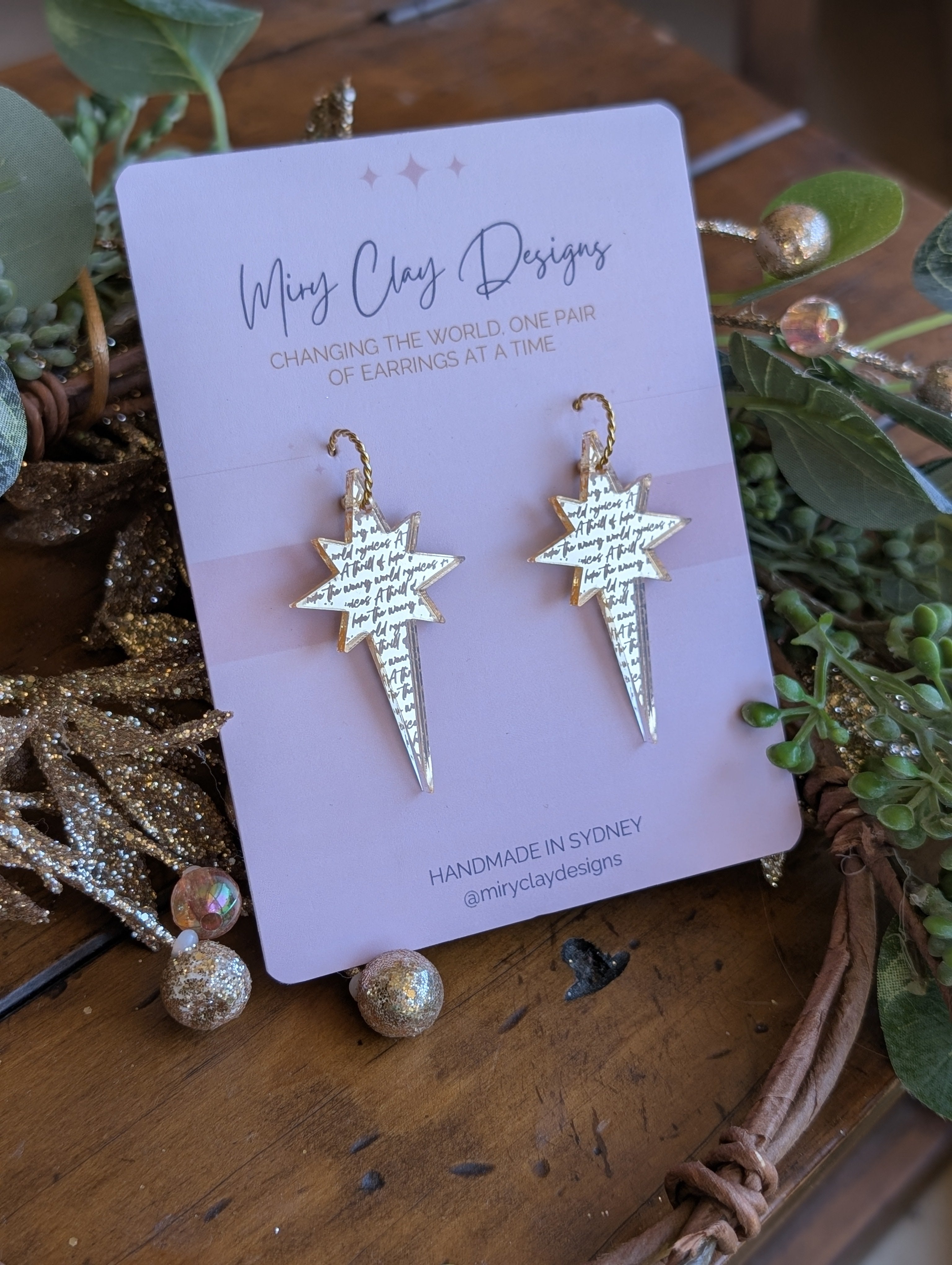 O Holy Night Stars | Gold or Silver