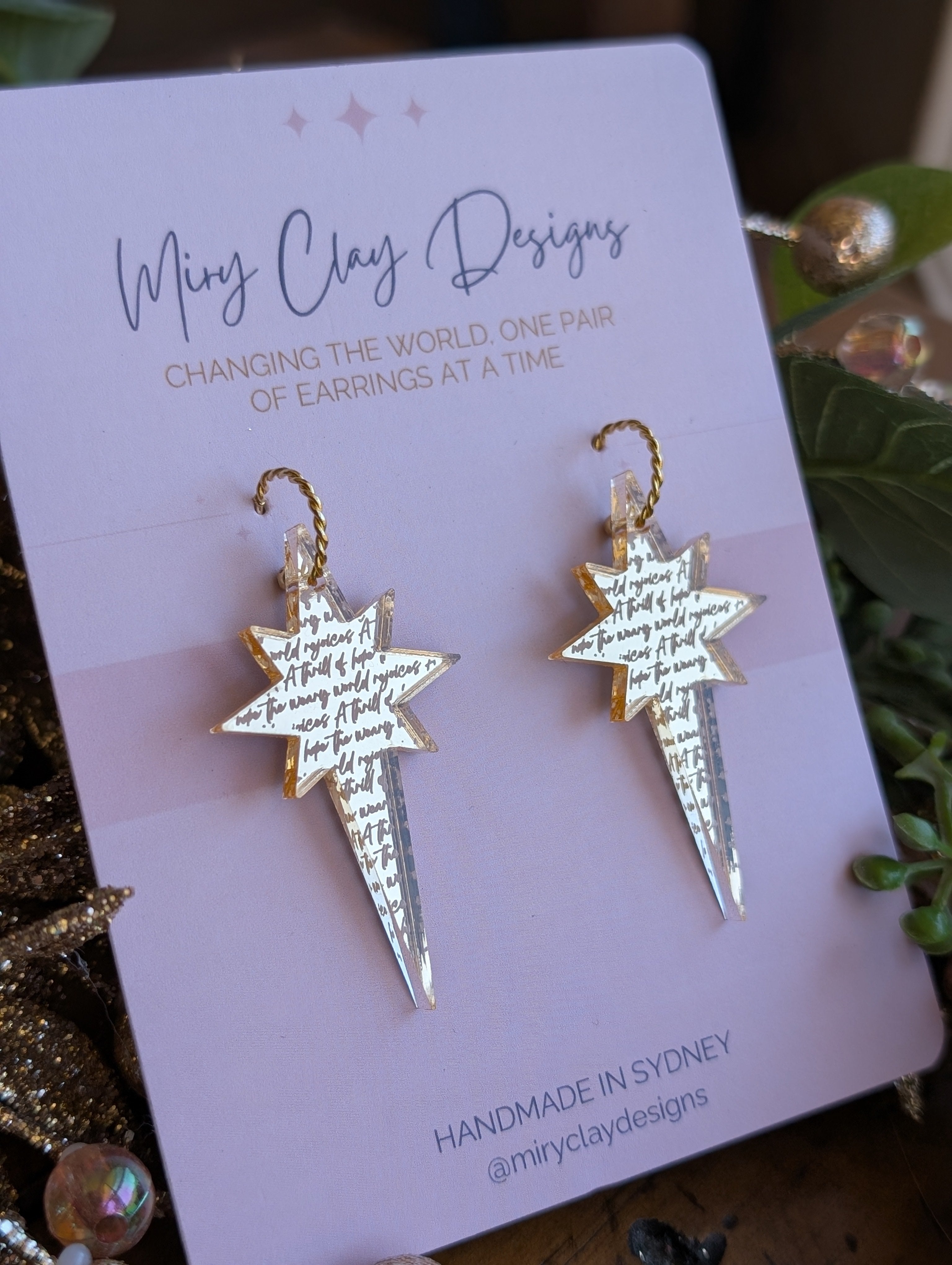 O Holy Night Stars | Gold or Silver
