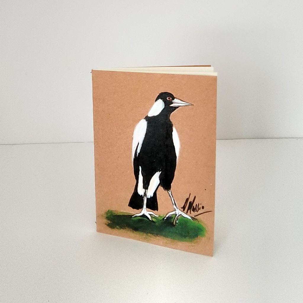 Magpie Handpainted Series of Notebooks