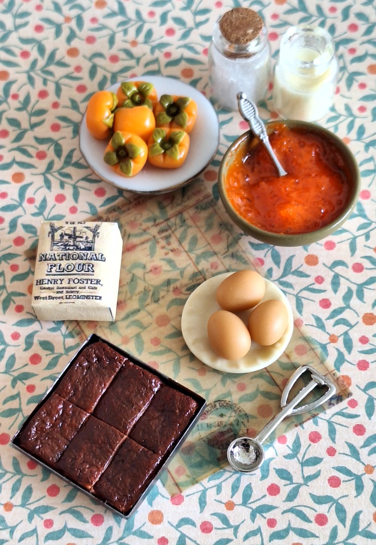 PERSIMMON PUDDING SET