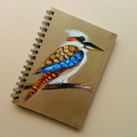 Hand painted Kookaburra Notebook