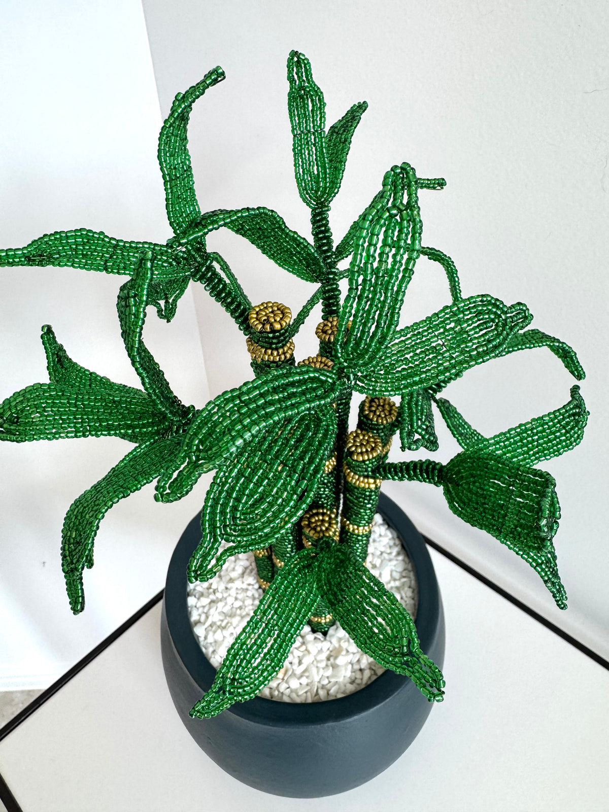 French-beaded Lucky Bamboo