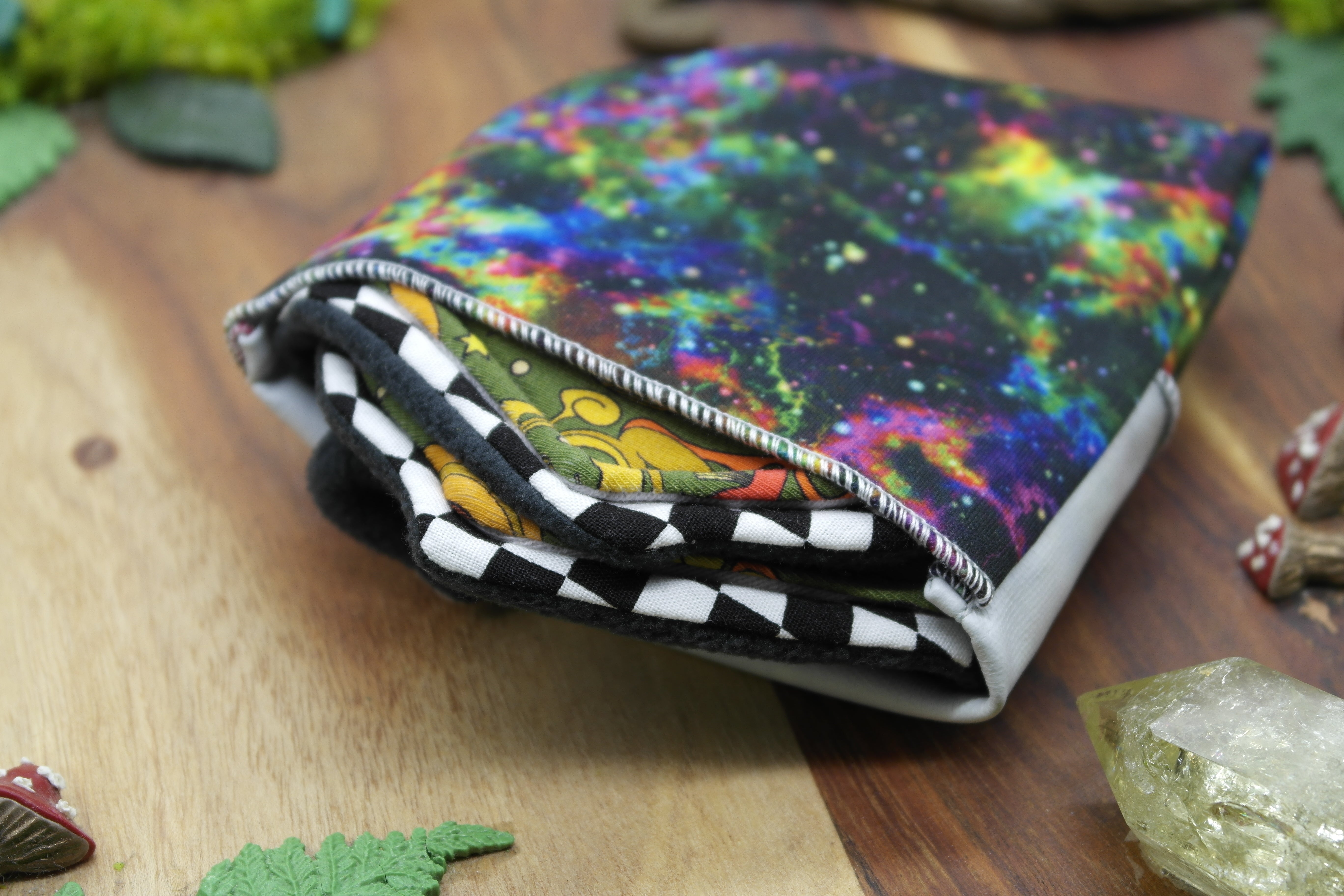 Black Galaxy Waterproof Pouch