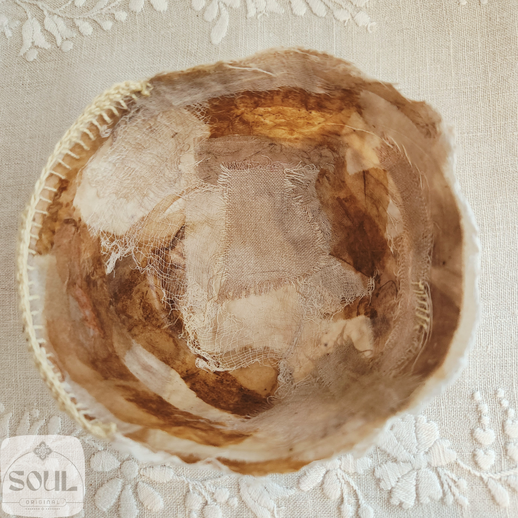 Textile Art Bowl – Natural & Earthy (7)