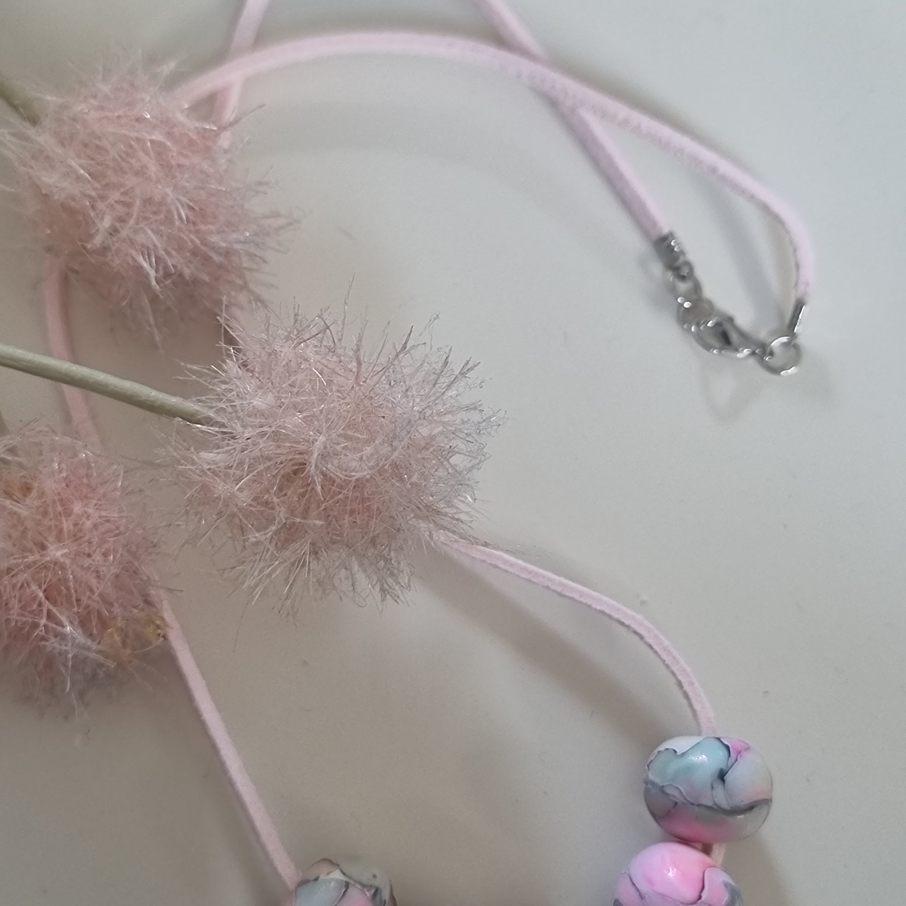 Dreamy Meadow Marble Minimalist Necklace