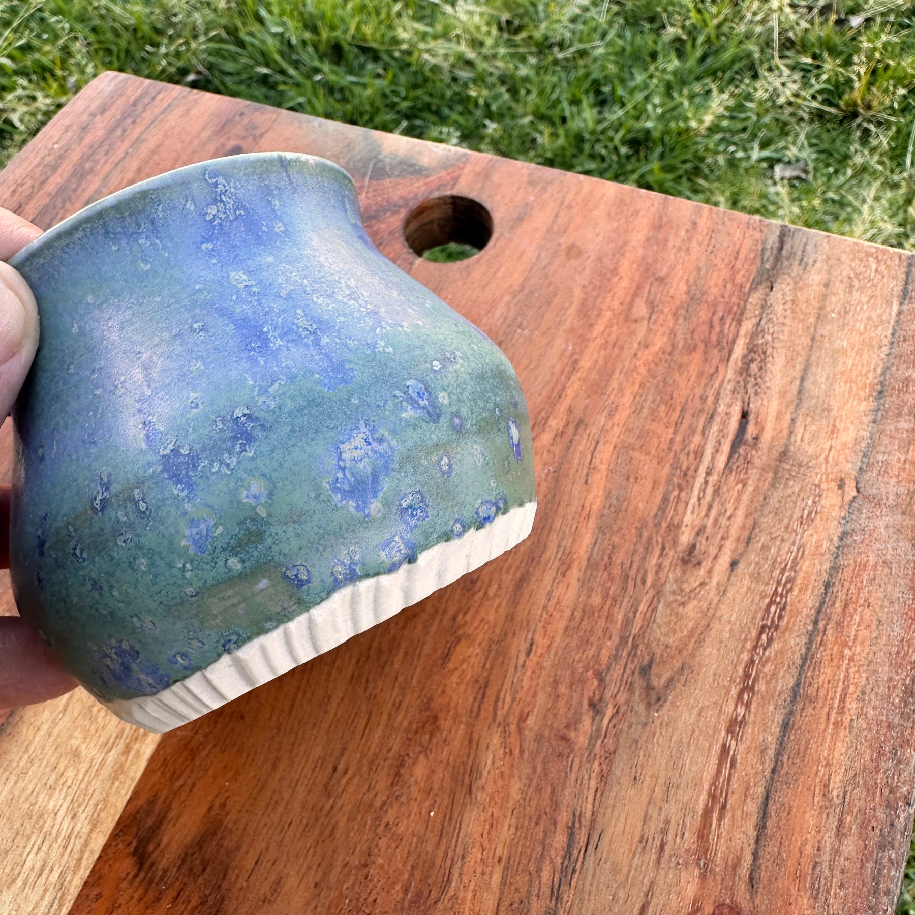 Handmade Ceramic Wine & Coffee Tumbler | Curvy Cup 225ml