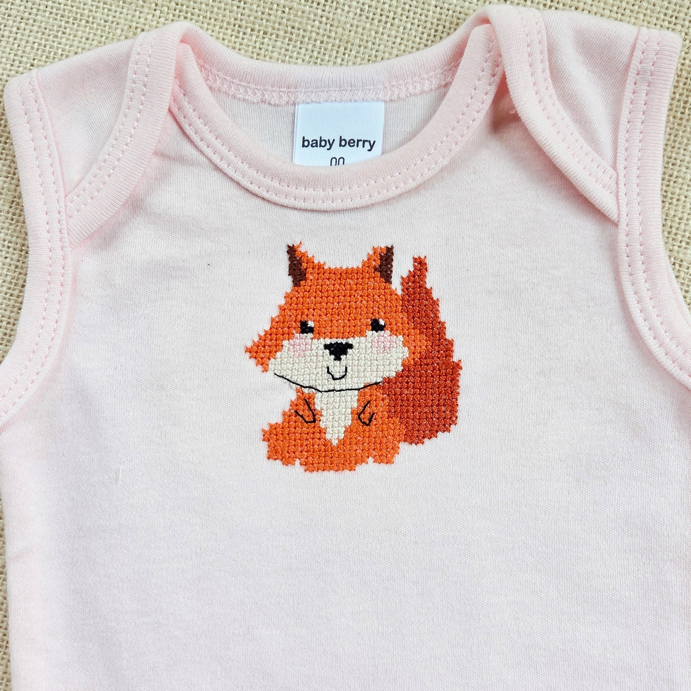 "Woodland Friends" Onesie, Bummies & Head Bow - Size 3-6 Months