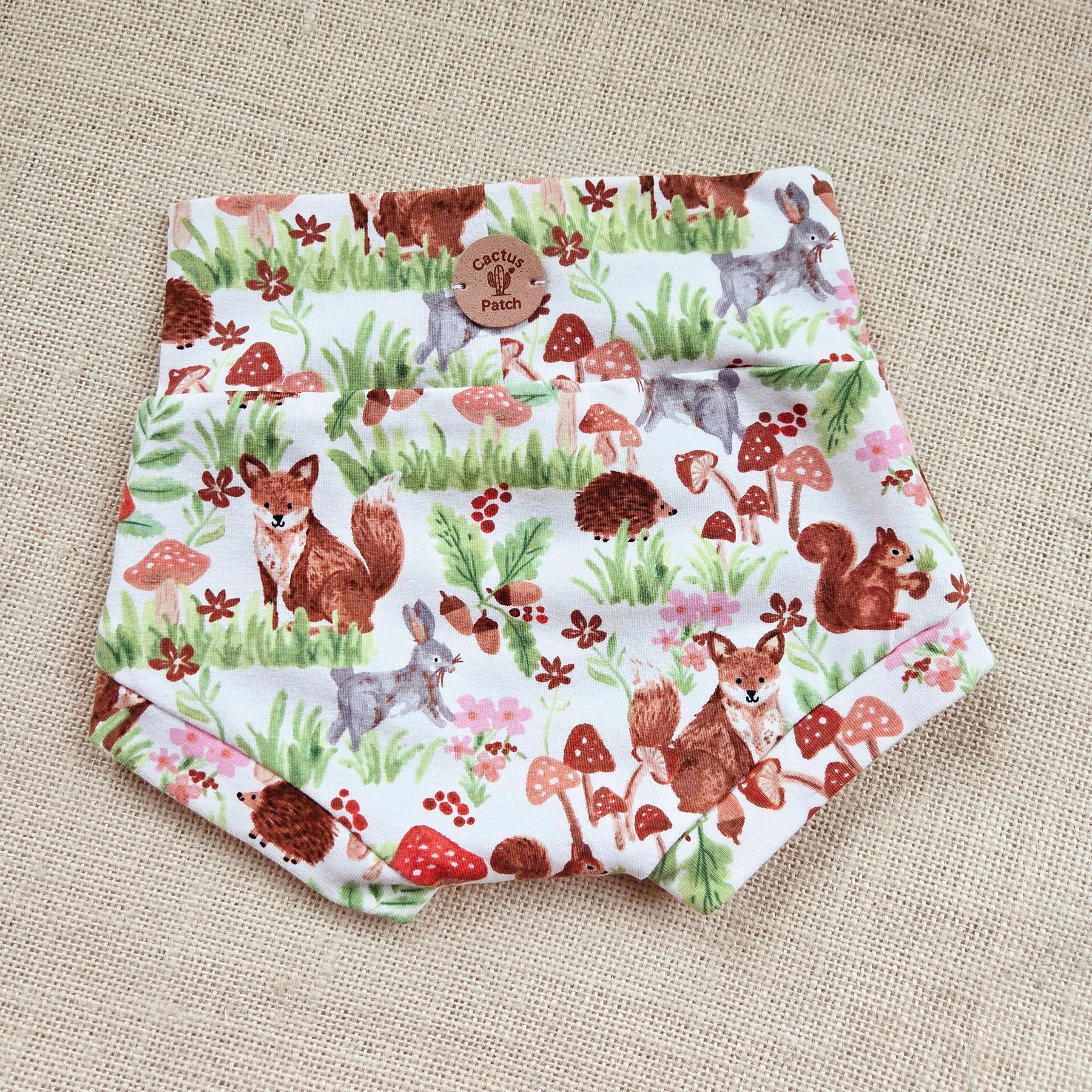 "Woodland Friends" Onesie, Bummies & Head Bow - Size 3-6 Months