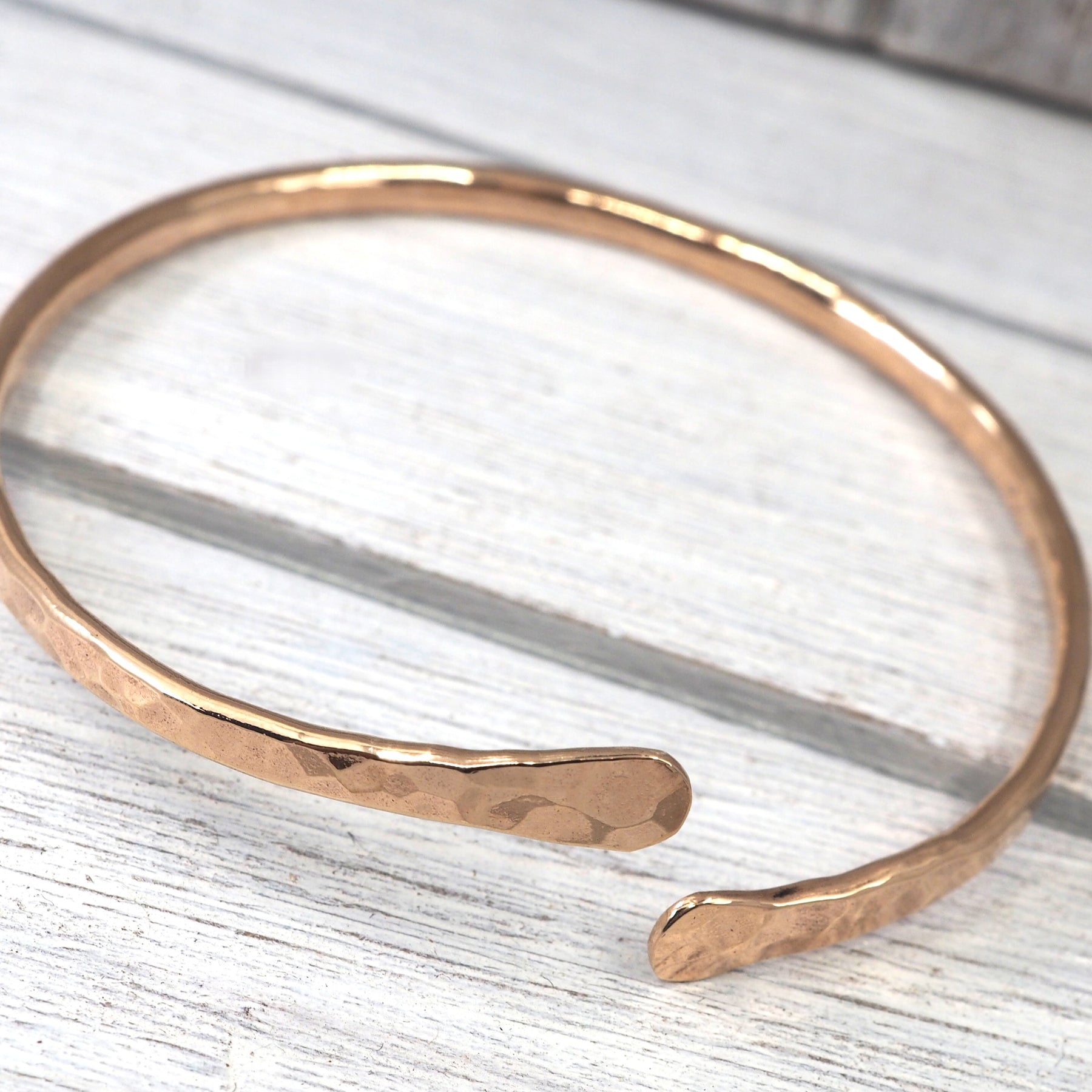 Bronze open bangle | Silver open bangle | Handmade bronze jewellery