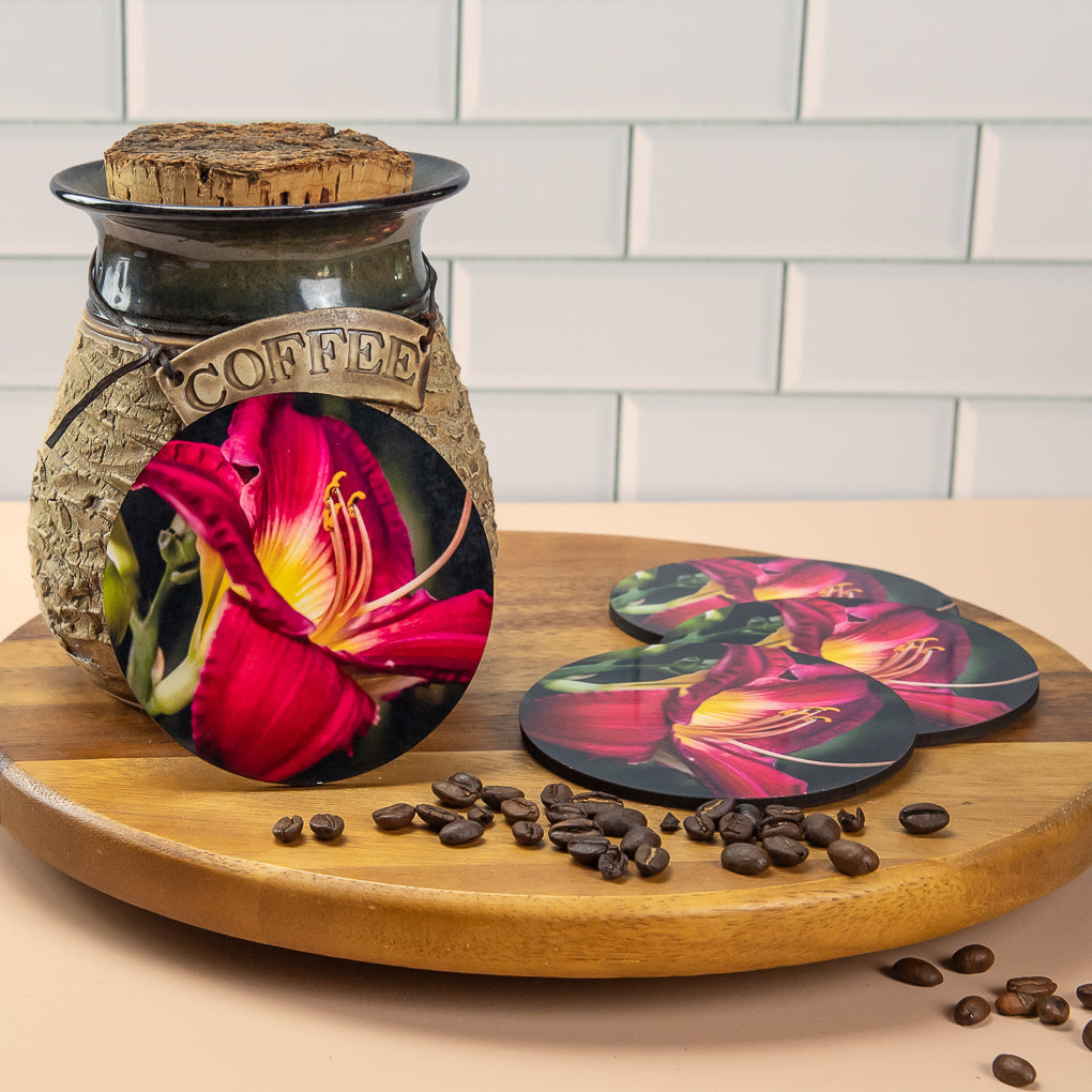 Coasters - Set of 4 - Garden Flowers - Photographic Artworks