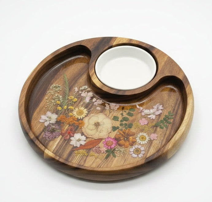 ACACIA TIMBER BOTANICAL  DIP TRAY