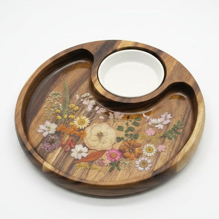 ACACIA TIMBER BOTANICAL  DIP TRAY