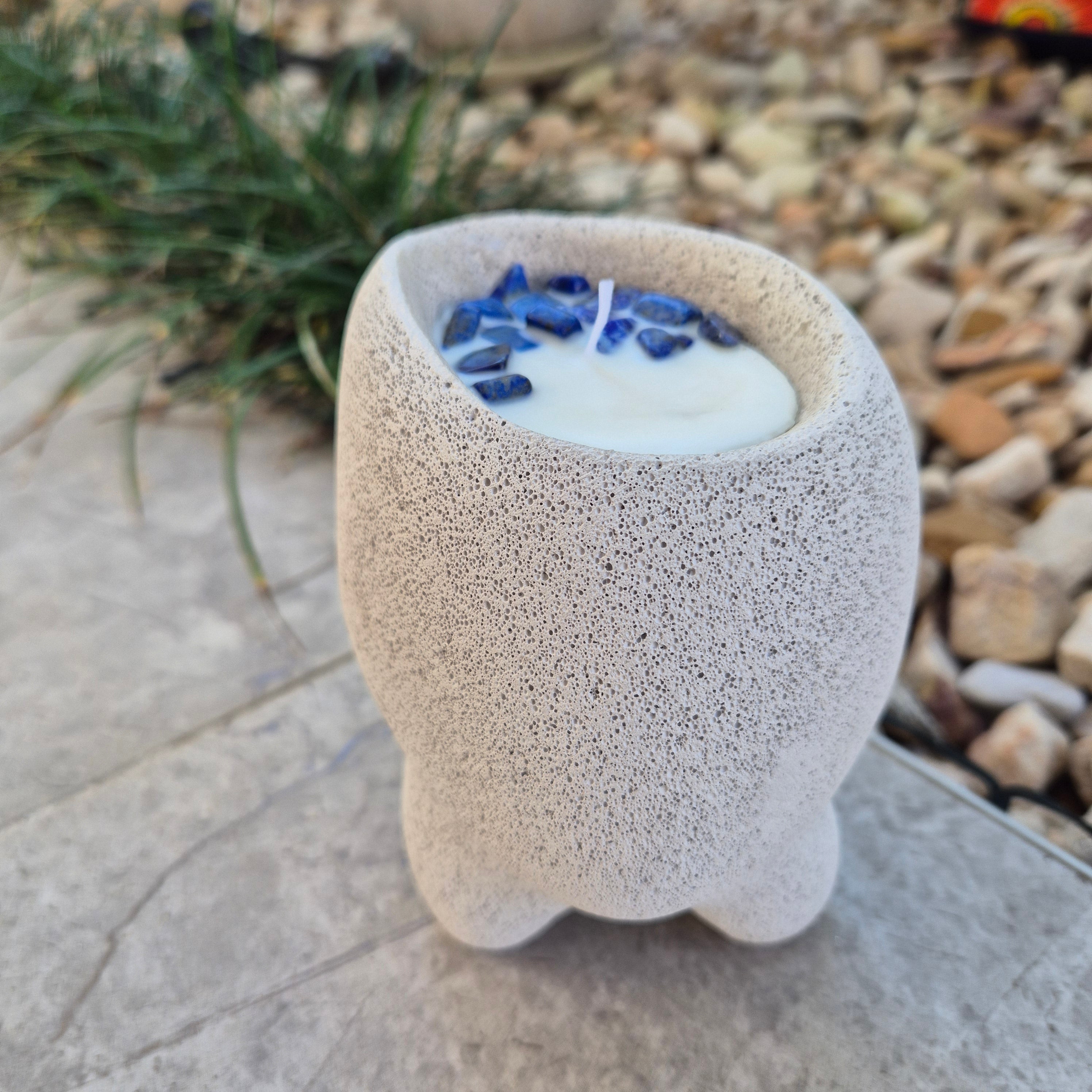 Hand-Poured Soy Aromatherapy Candle, Artisan Container Candle