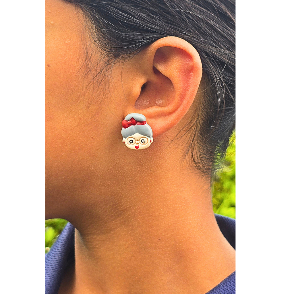 Mr & Mrs Claus Stud earrings