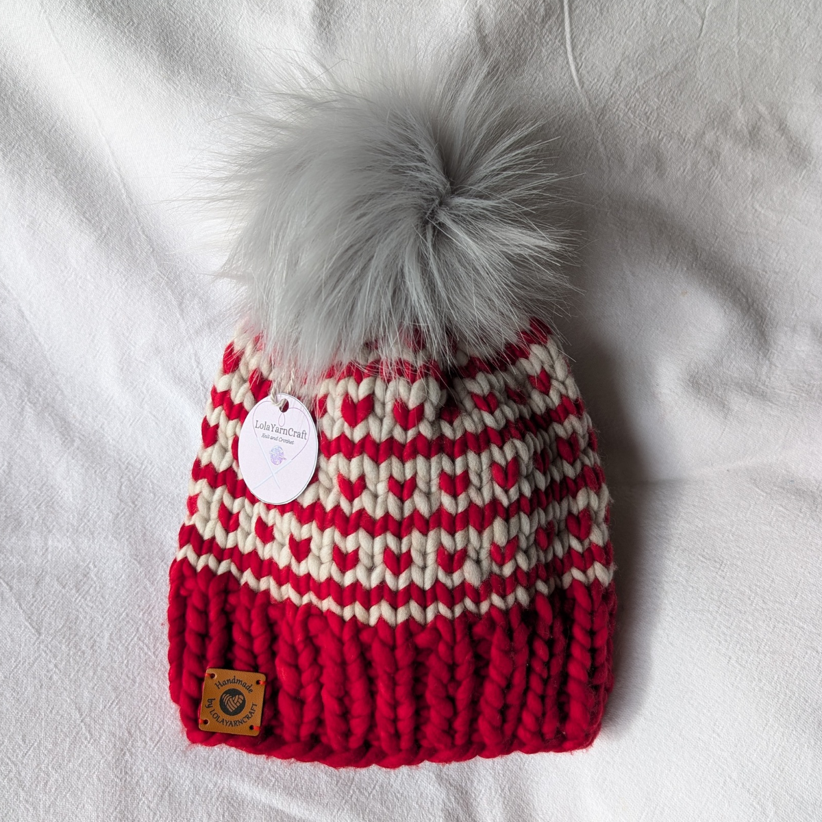Super warm hearts beanie