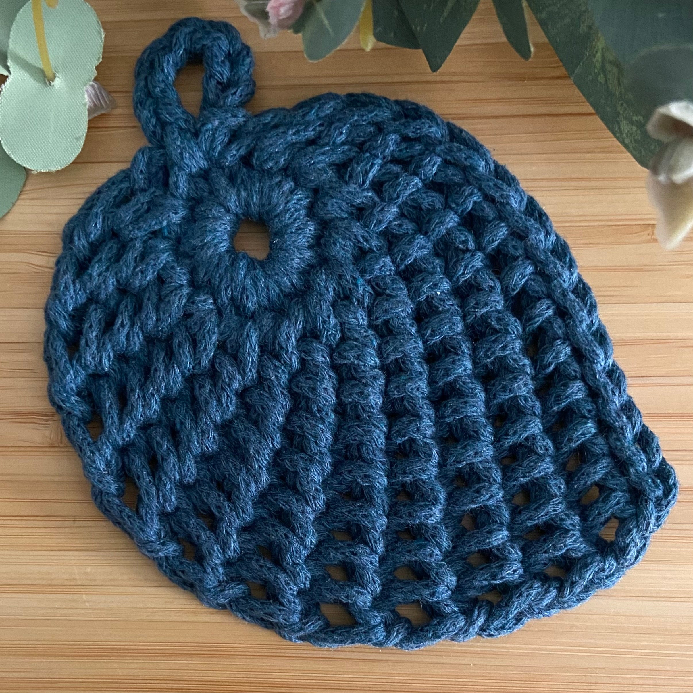 Crochet Leaf Coasters - Set of 4 - Autumn