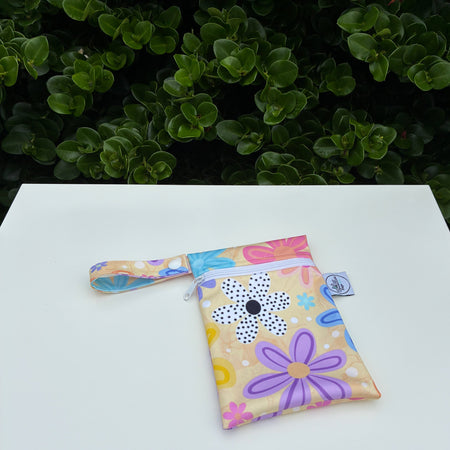 READY MADE Water-resistant wet bags - Blushing Blooms (Wonderland Design Co)