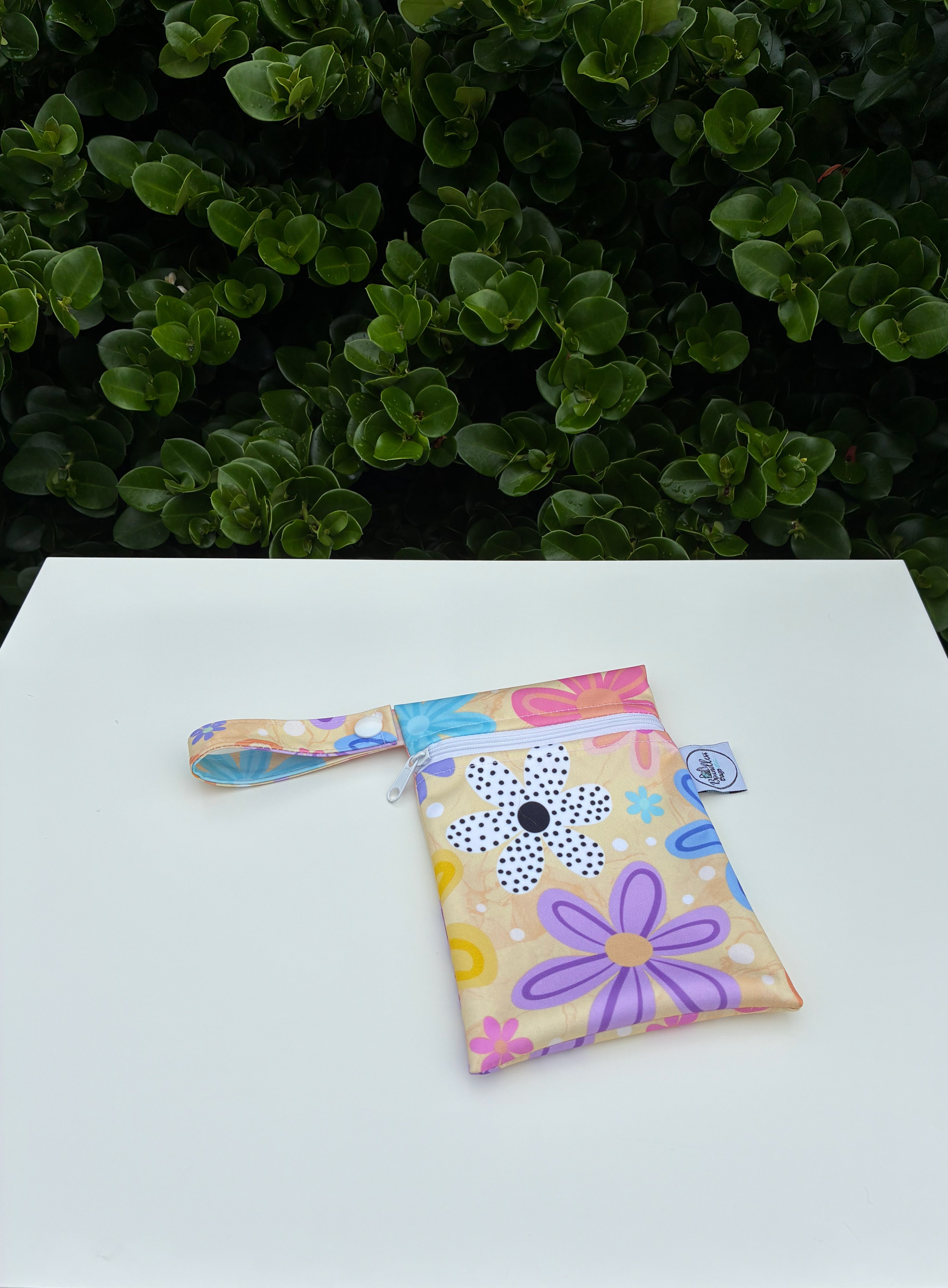 READY MADE Water-resistant wet bags - Blushing Blooms (Wonderland Design Co)