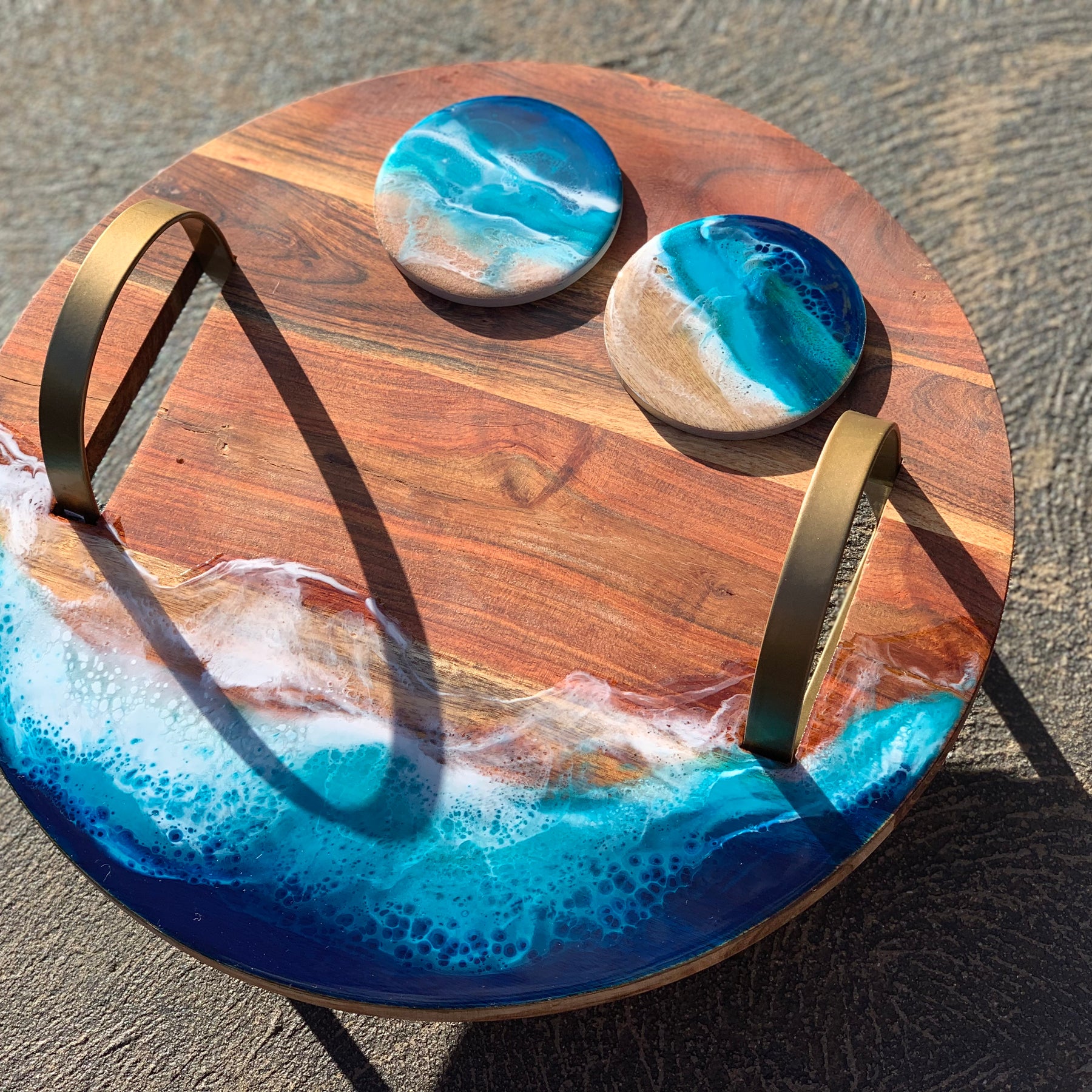 Waves | serving board | ocean | charcuterie board | gift ideas | homewares | Father’s Day gift