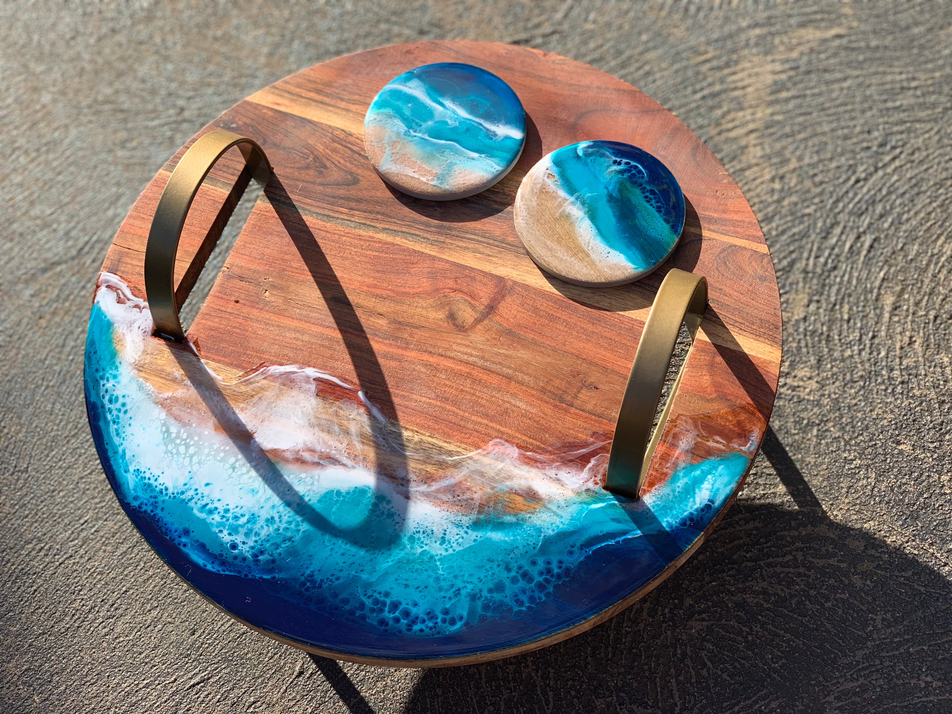 Waves | serving board | ocean | charcuterie board | gift ideas | homewares | Father’s Day gift