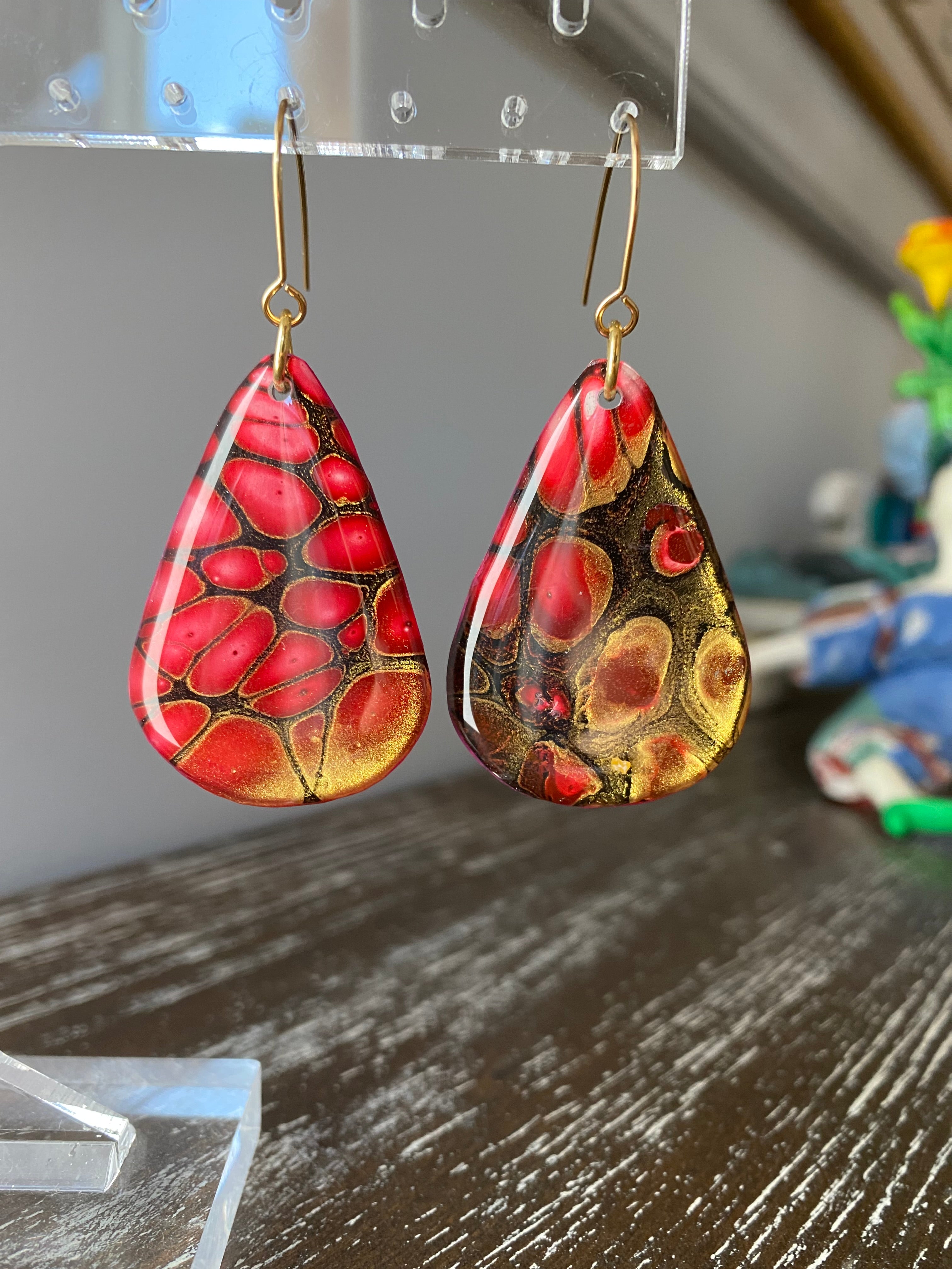 Arty Statement Dangle Earrings