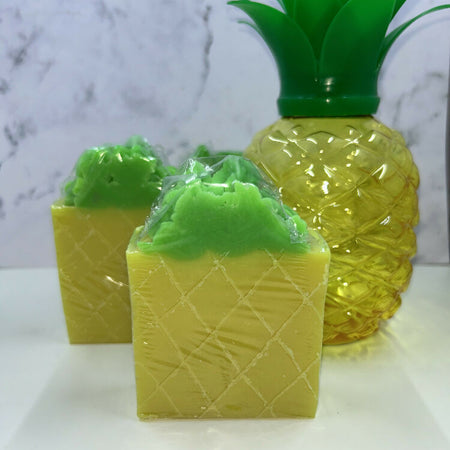 Pineapple infused soap