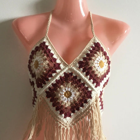 Crochet Boho Festival Top