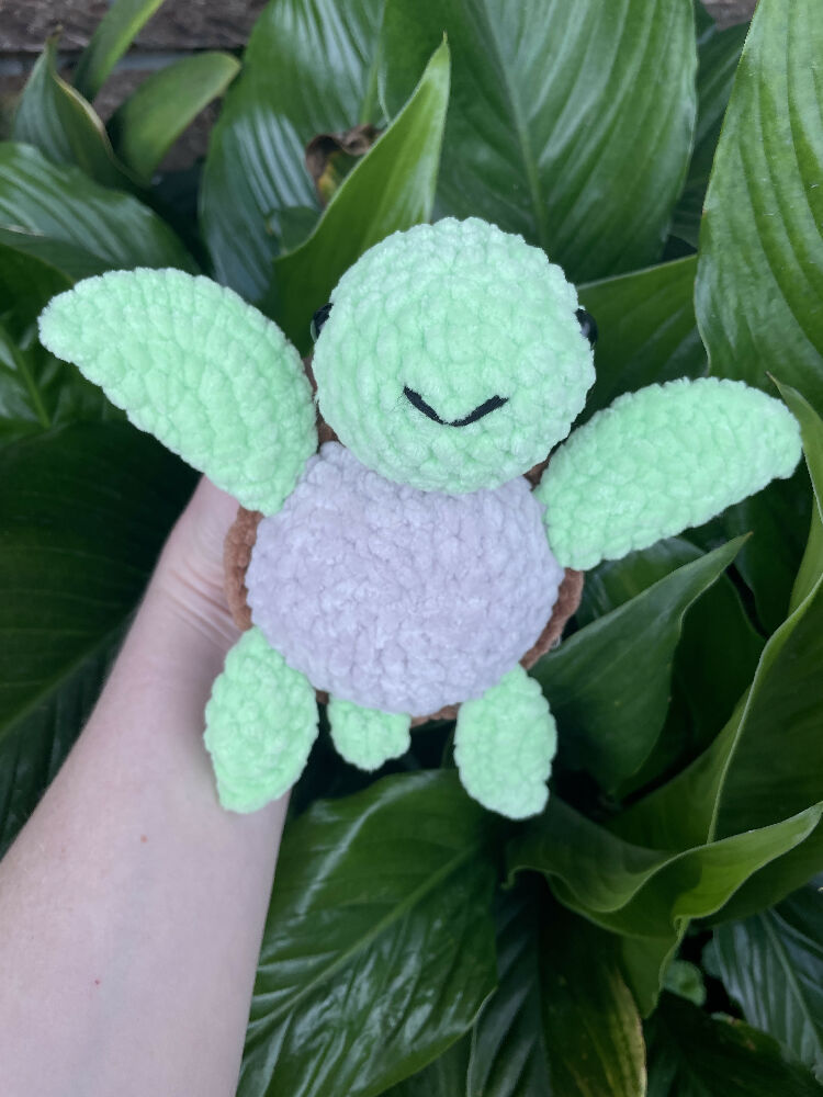 Turtle - Cute Crocheted Soft and Fluffy Amigurumi Plushie