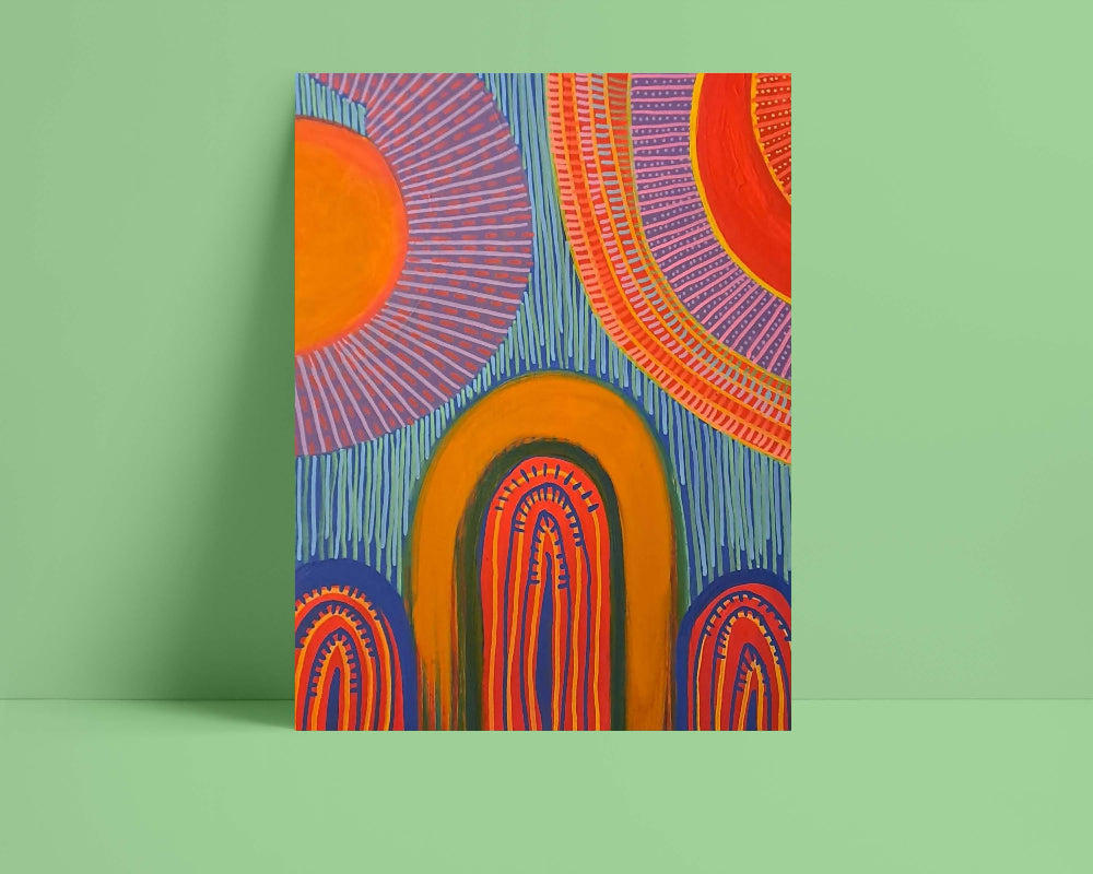 Sunshower over Sofala Print A3